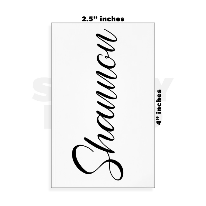 Custom Small - 2.5in x 4in