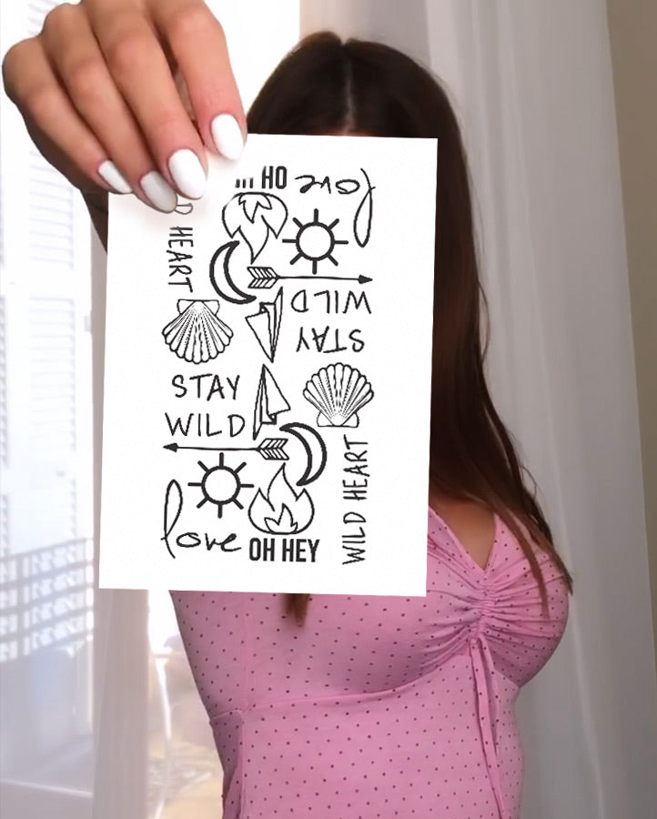 Large Temporary Tattoos