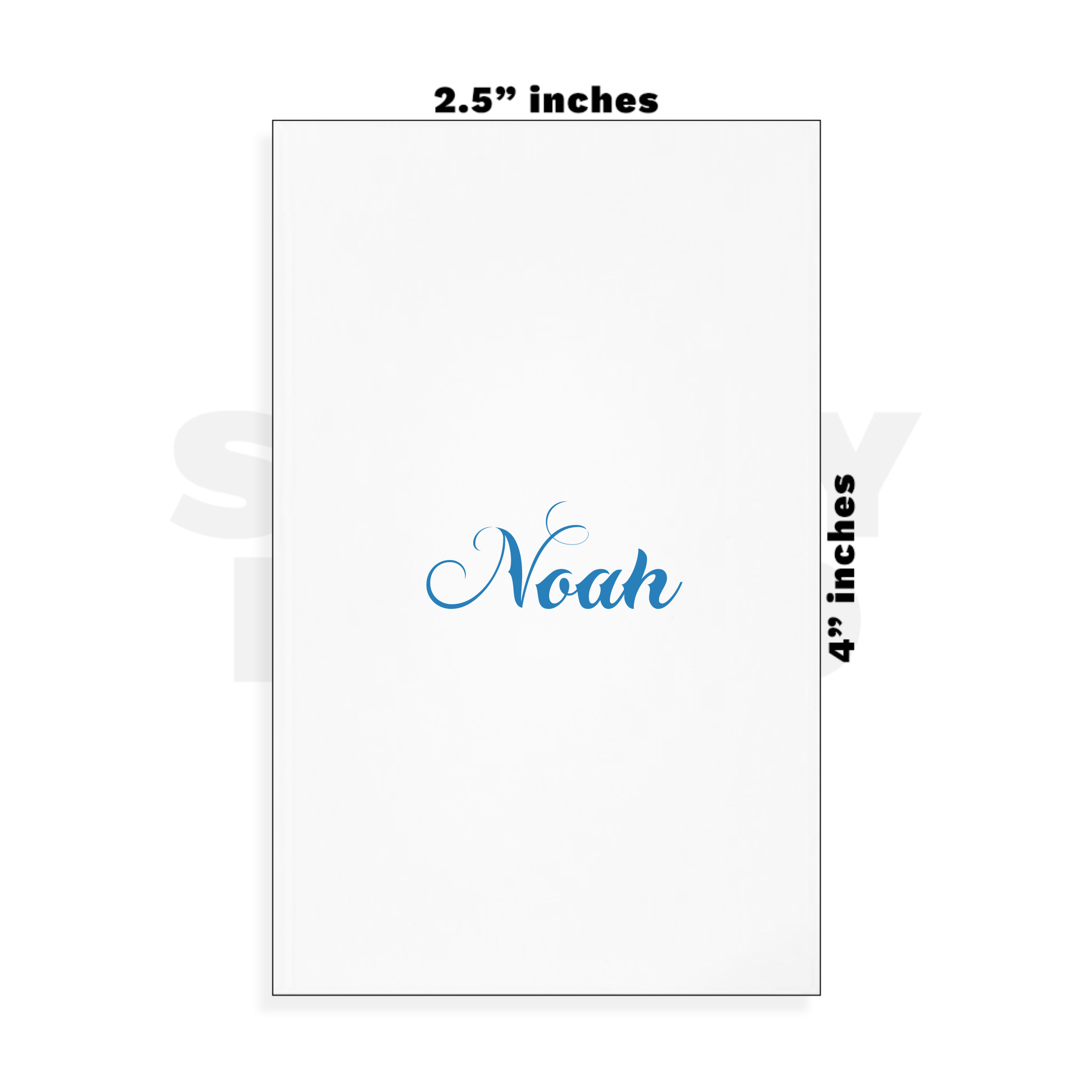 Custom Small - 2.5in x 4in