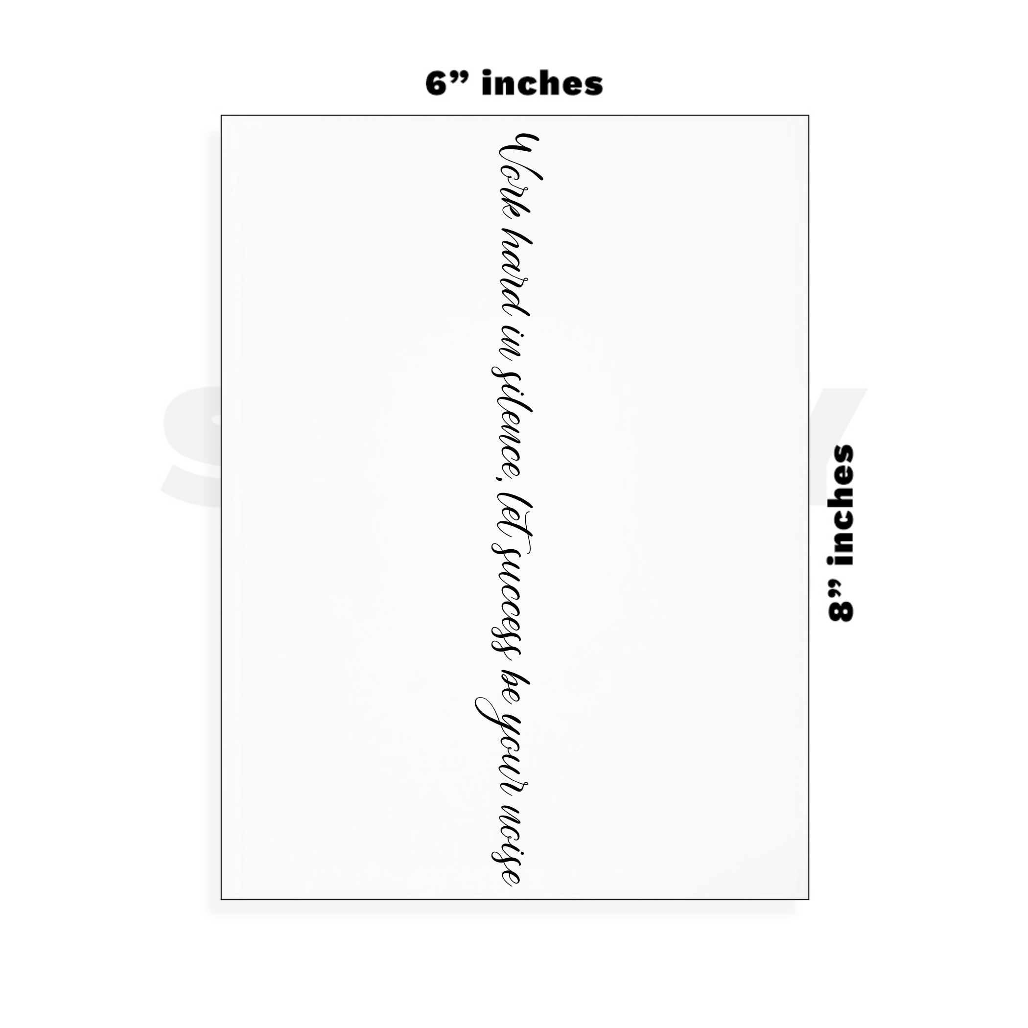 Custom Large - 6in x 8.5in