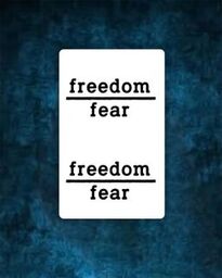 Freedom over Fear Tattoo