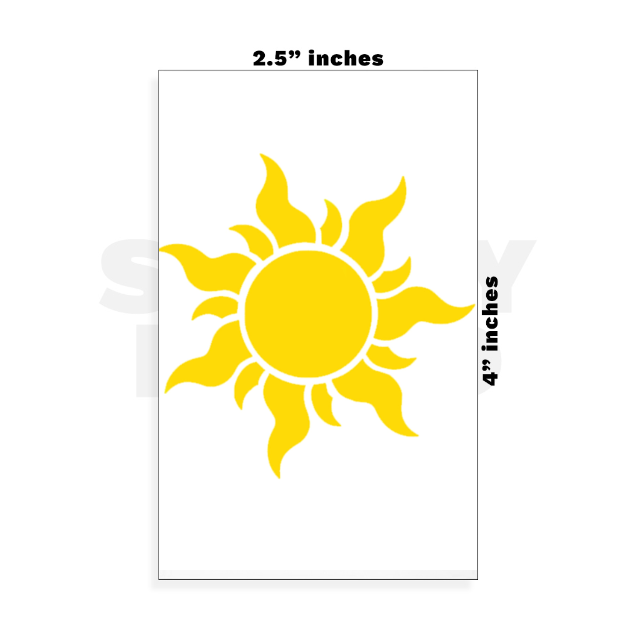 Custom Small - 2.5in x 4in