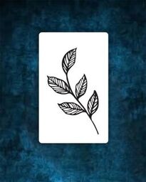 Geometric Leaves Tattoo