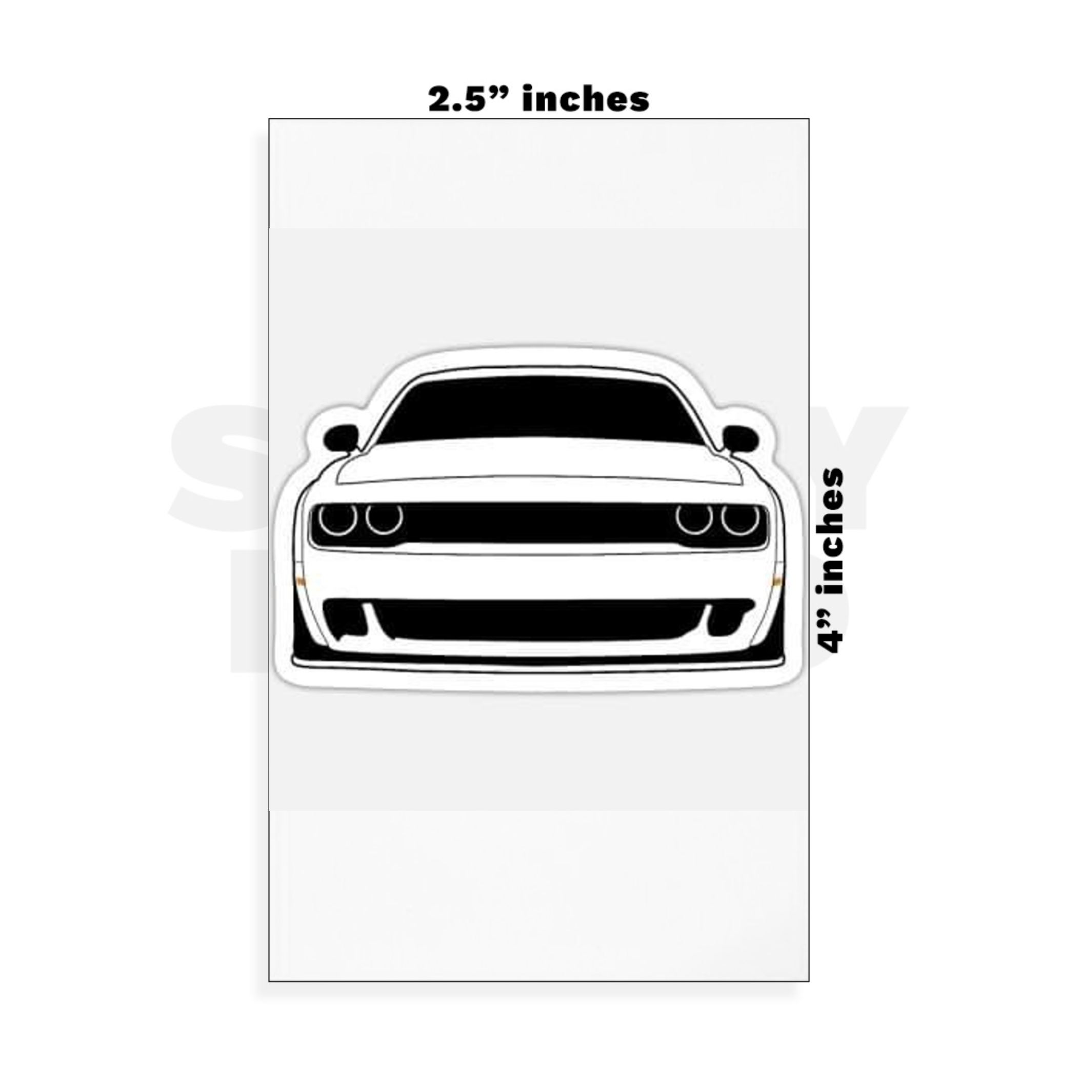Custom Small - 2.5in x 4in