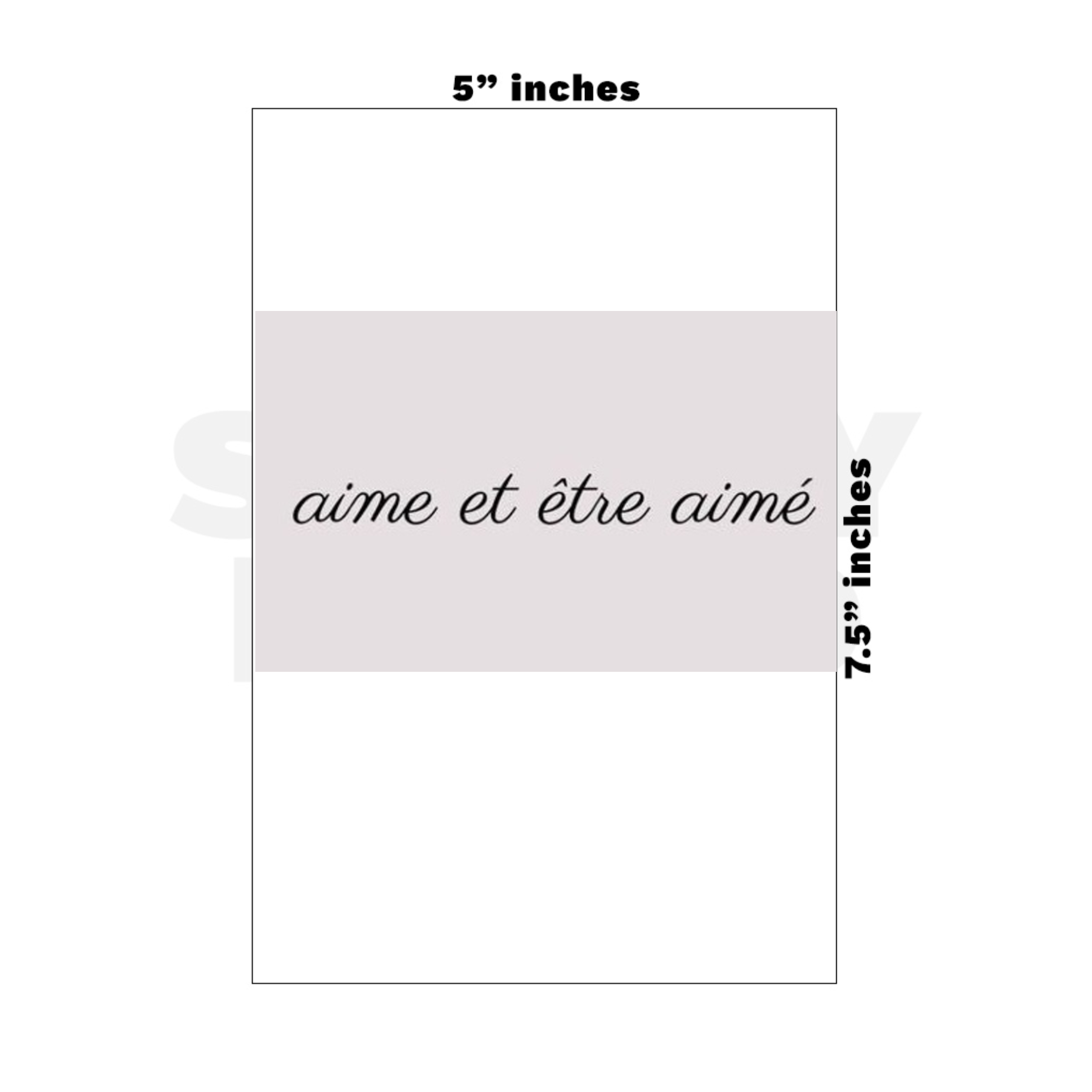 Custom Medium - 5in x 7.5in