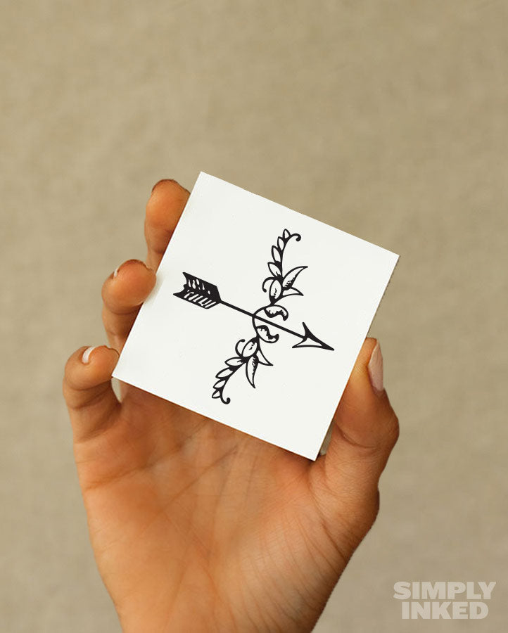 Fleur De Arrow Tattoo