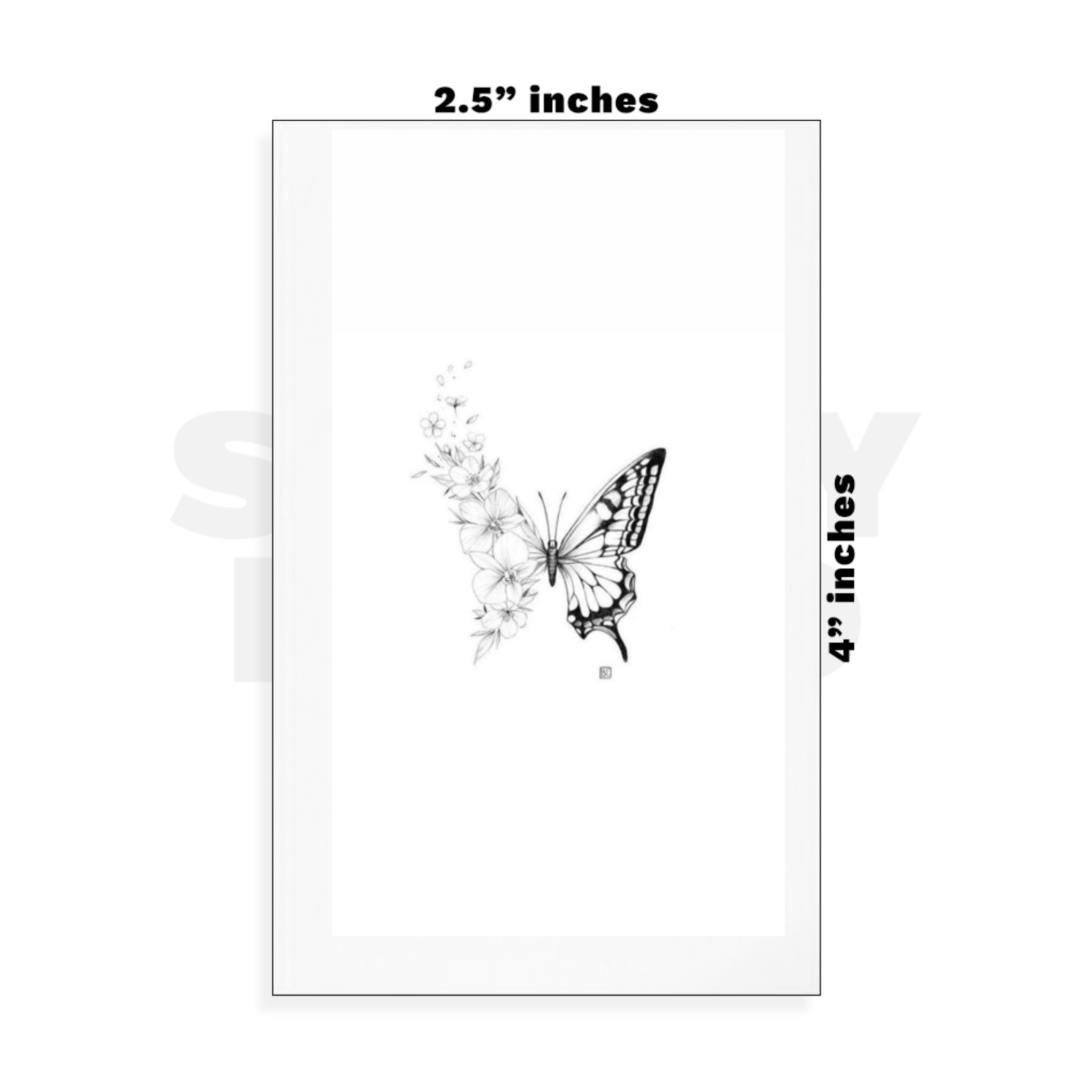 Custom Small - 2.5in x 4in