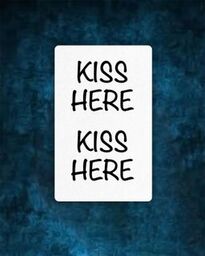 "Kiss Here" Tattoo