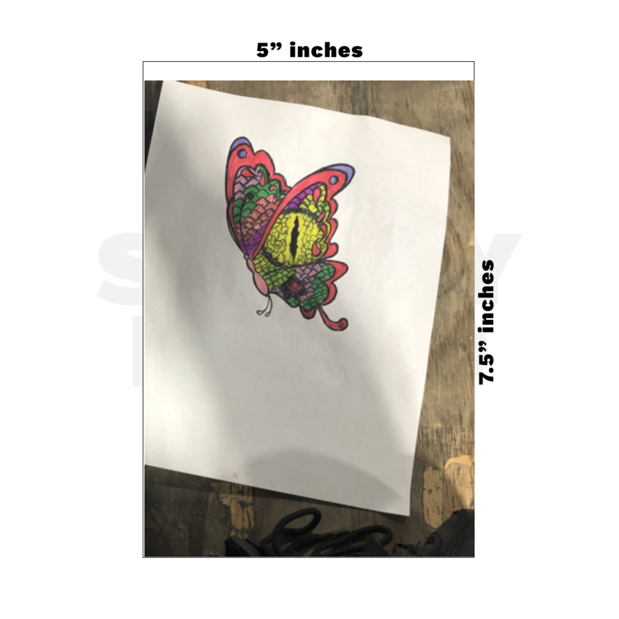 Custom Medium - 5in x 7.5in