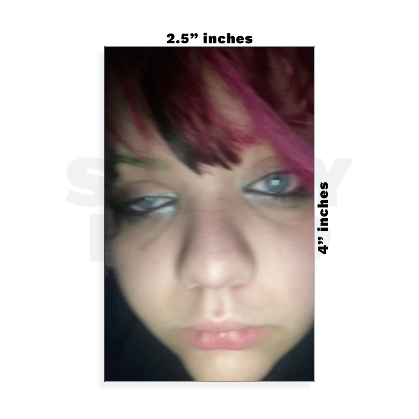 Custom Small - 2.5in x 4in