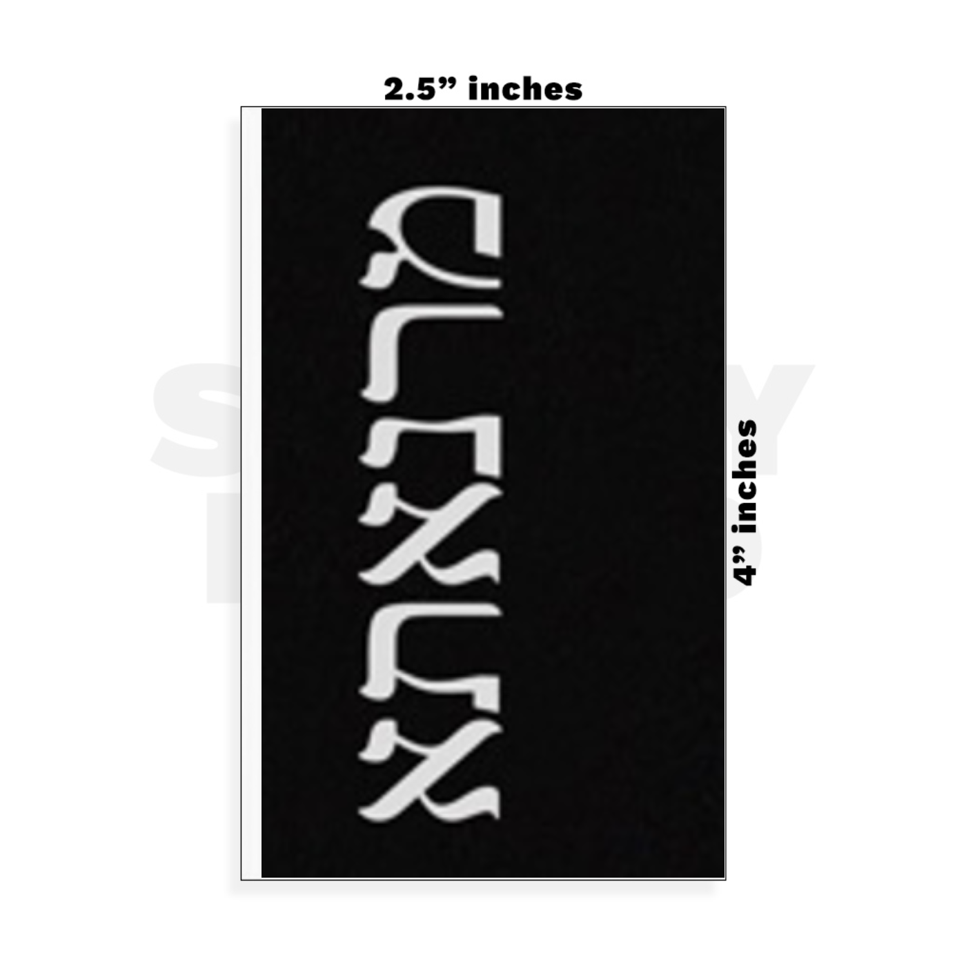 Custom Small - 2.5in x 4in