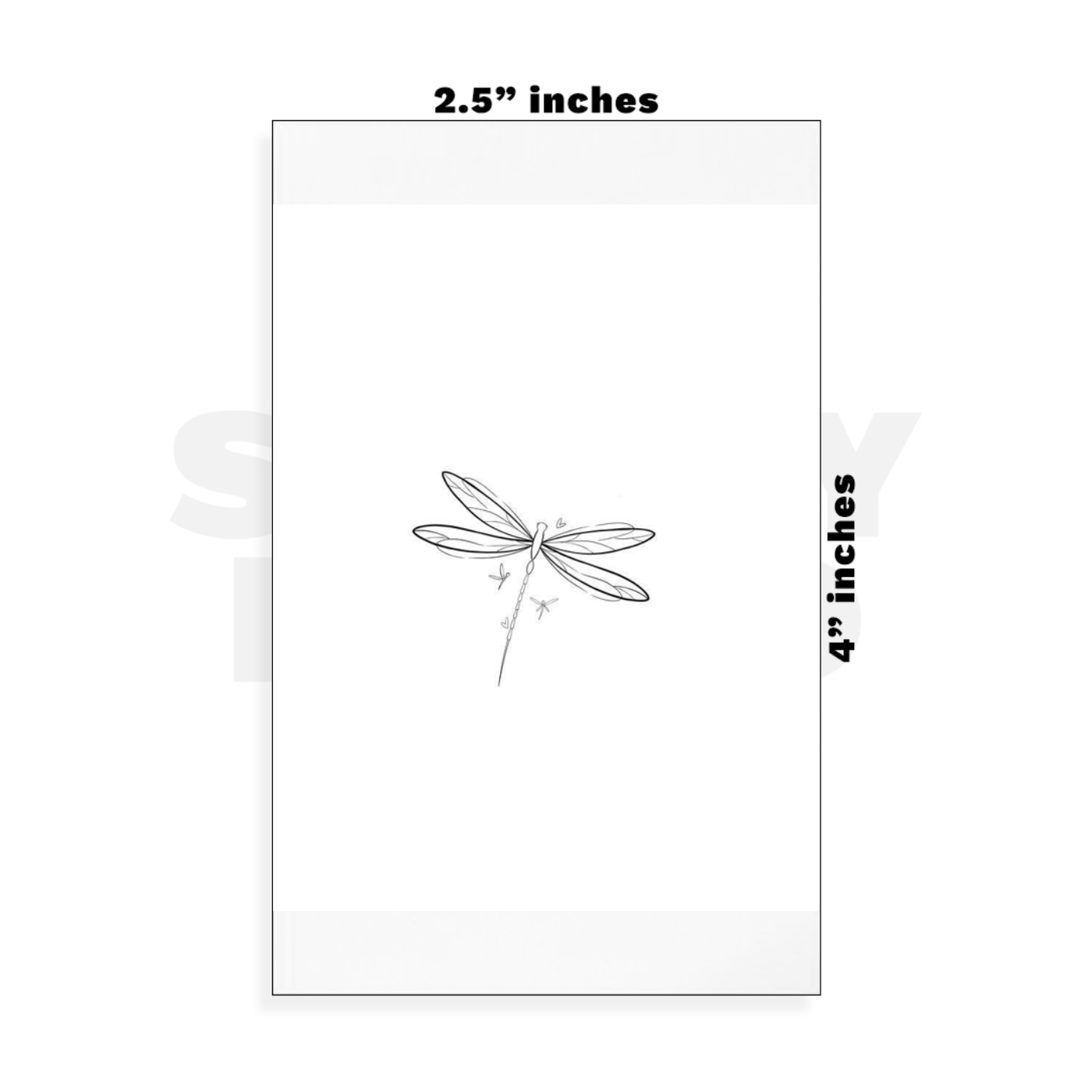 Custom Small - 2.5in x 4in