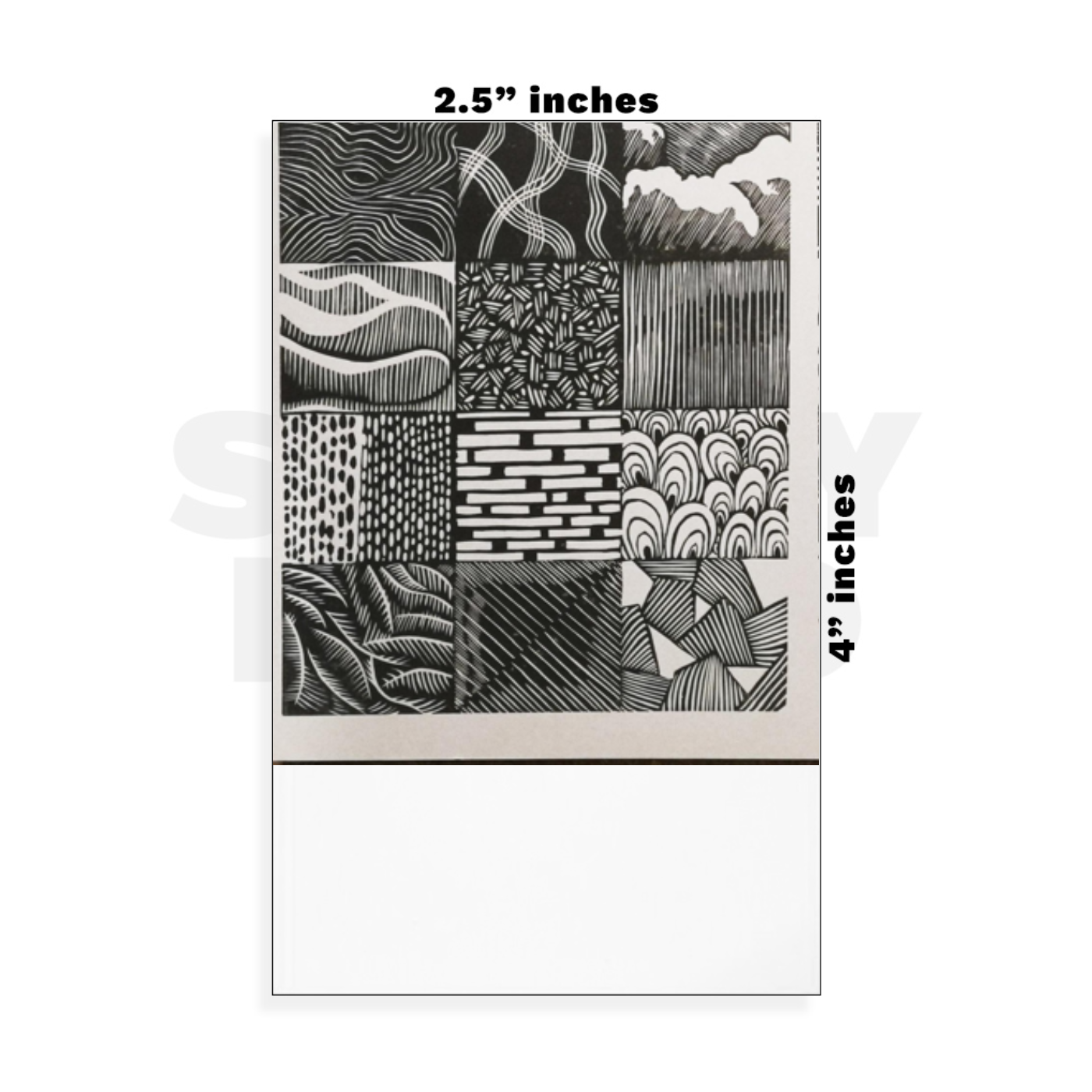 Custom Small - 2.5in x 4in