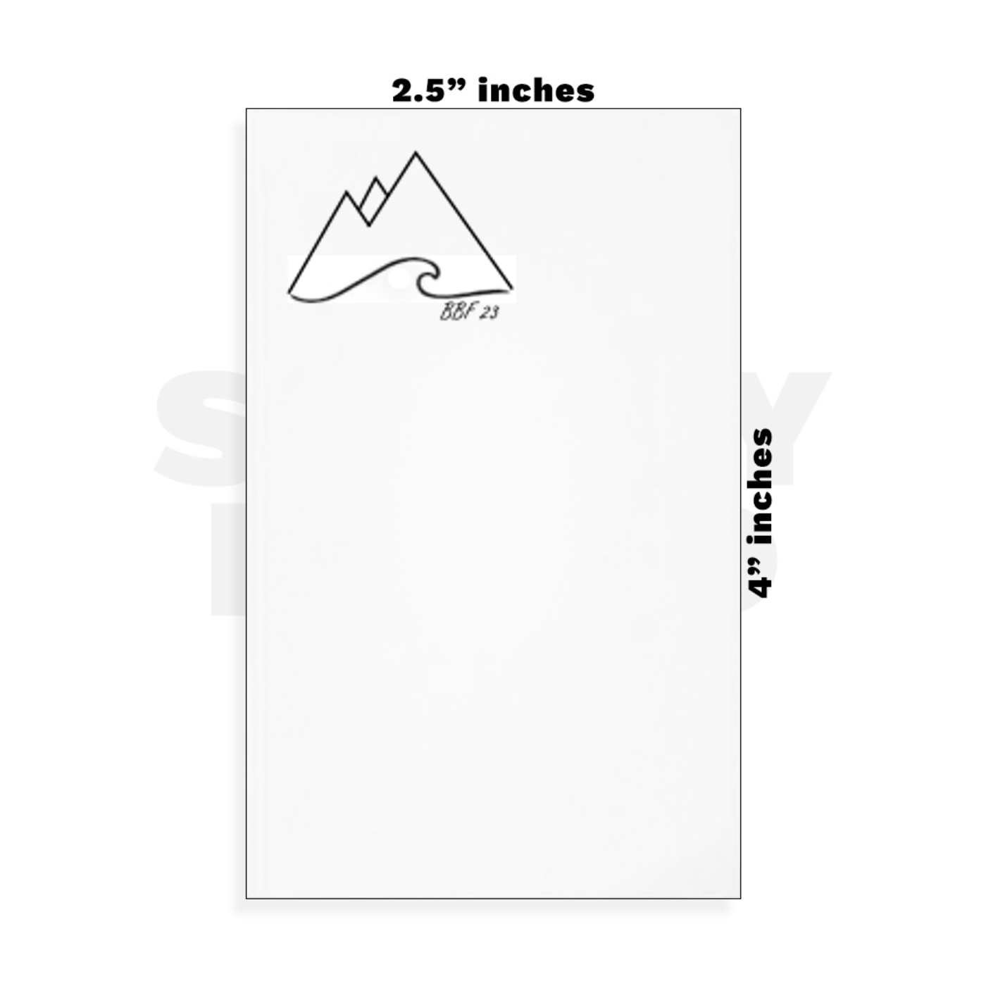 Custom Small - 2.5in x 4in