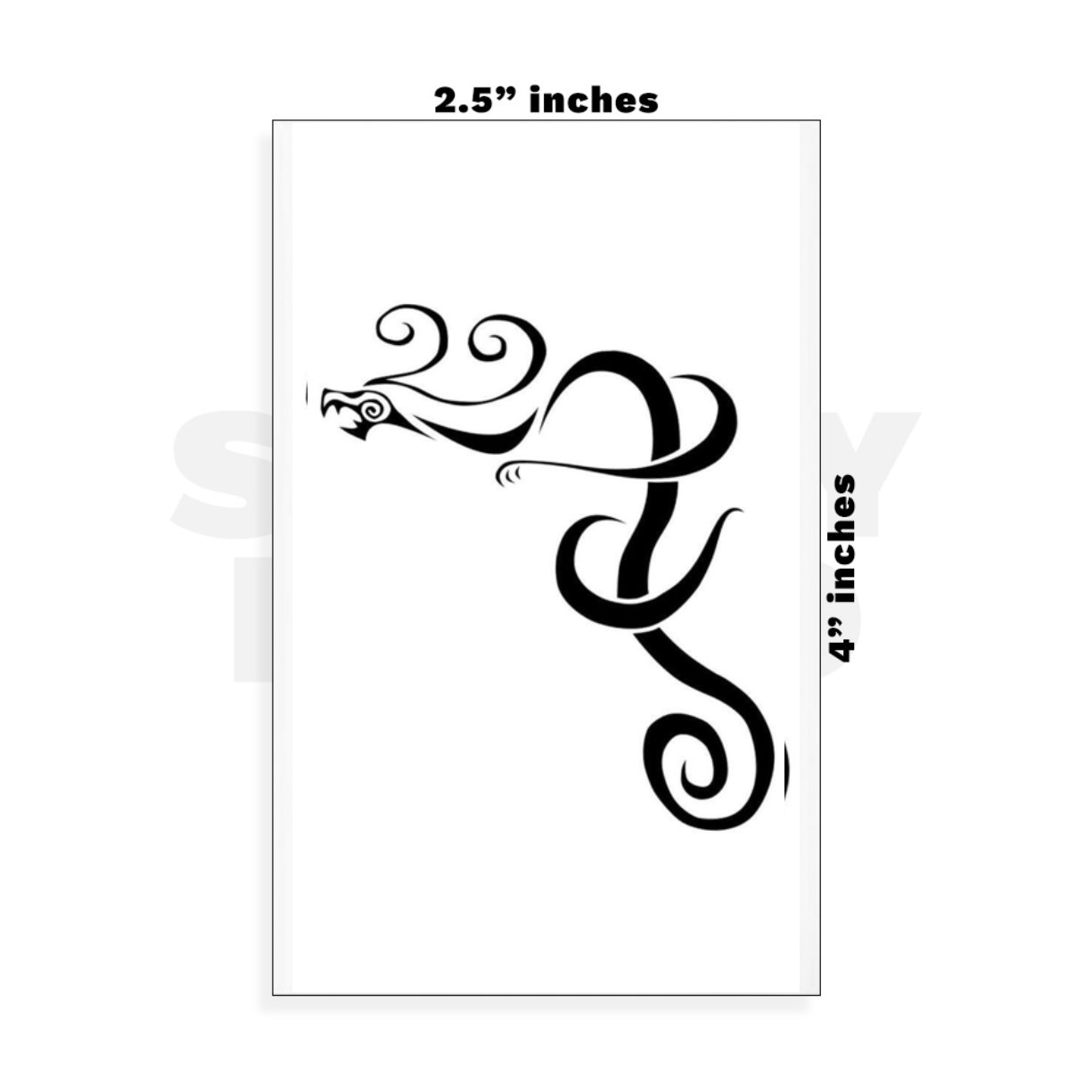 Custom Small - 2.5in x 4in