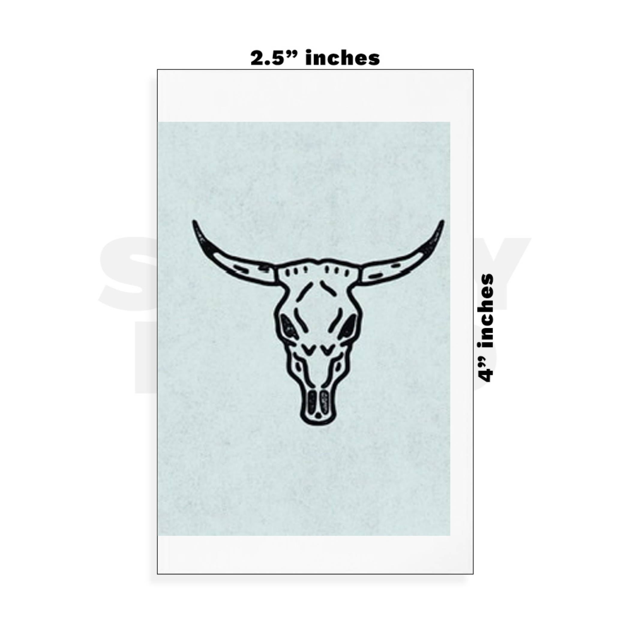 Custom Small - 2.5in x 4in