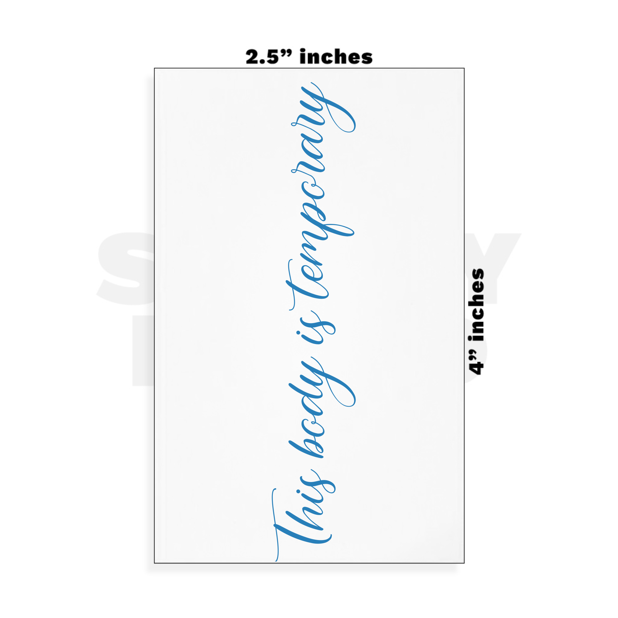 Custom Small - 2.5in x 4in