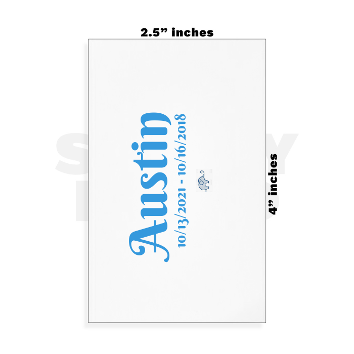 Custom Small - 2.5in x 4in