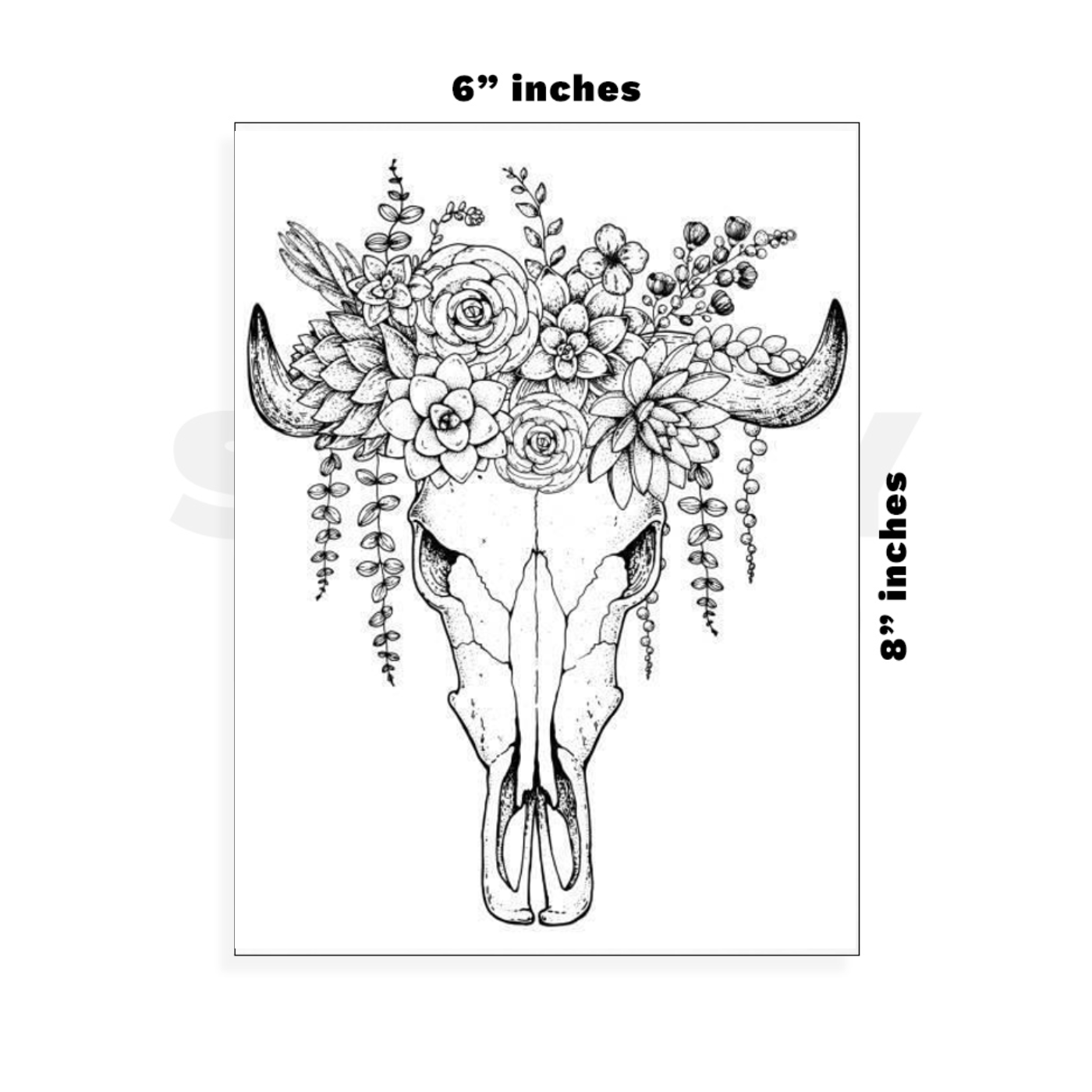 Custom Large - 6in x 8.5in