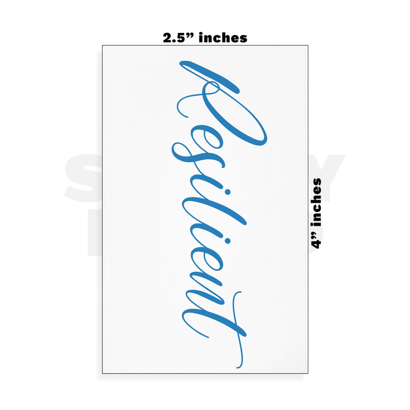 Custom Small - 2.5in x 4in