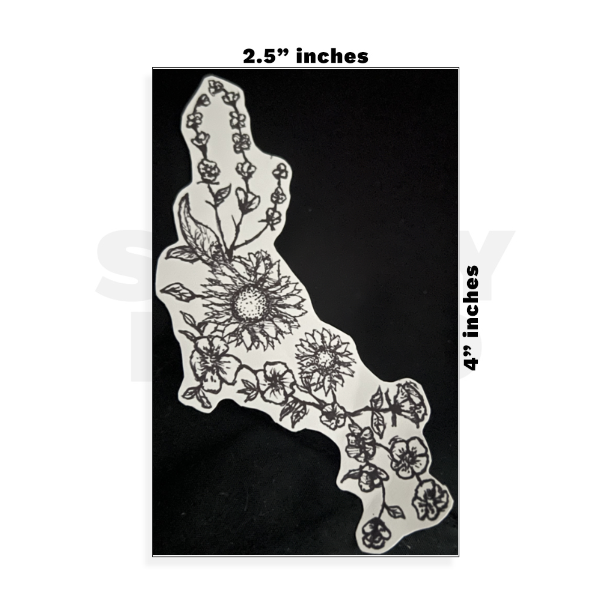 Custom Small - 2.5in x 4in