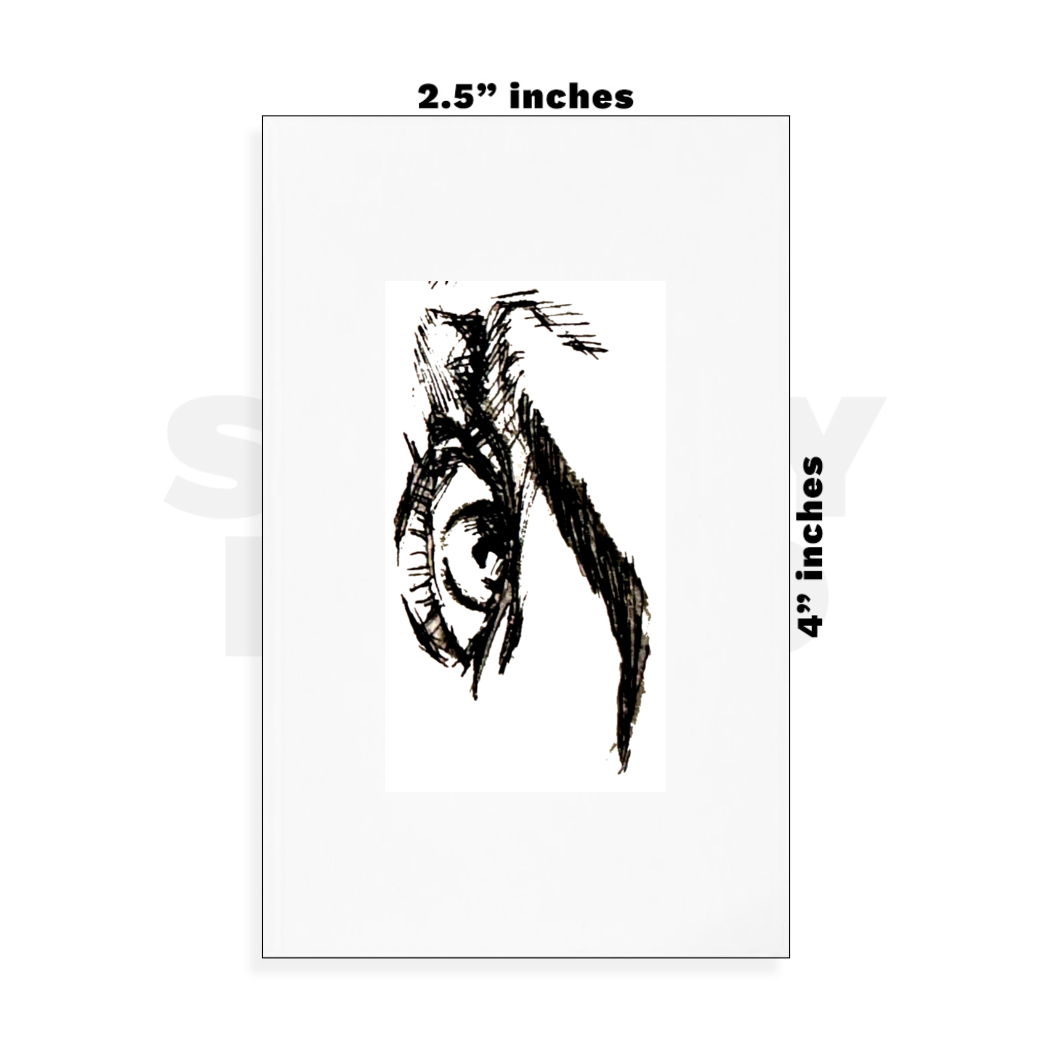 Custom Small - 2.5in x 4in