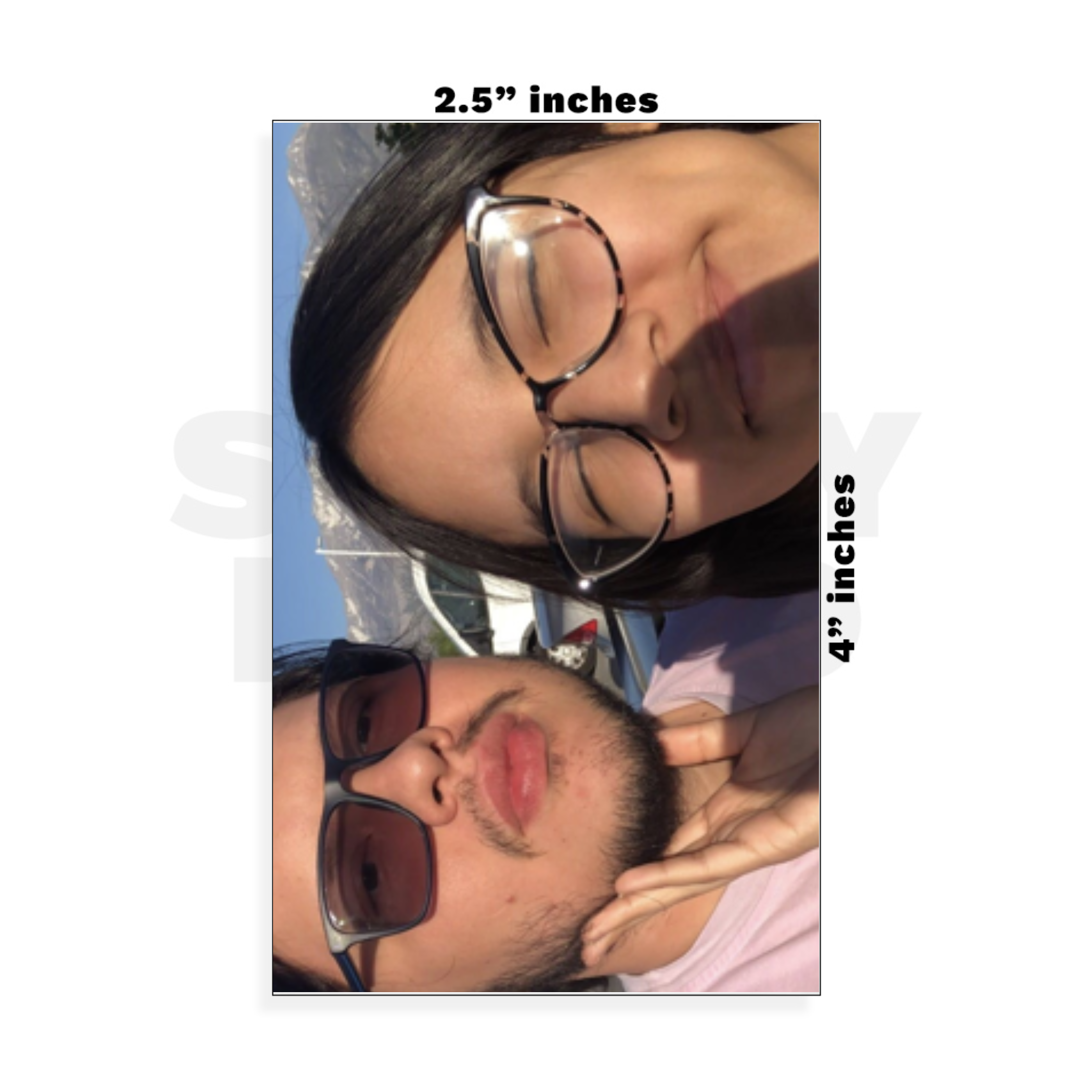 Custom Small - 2.5in x 4in