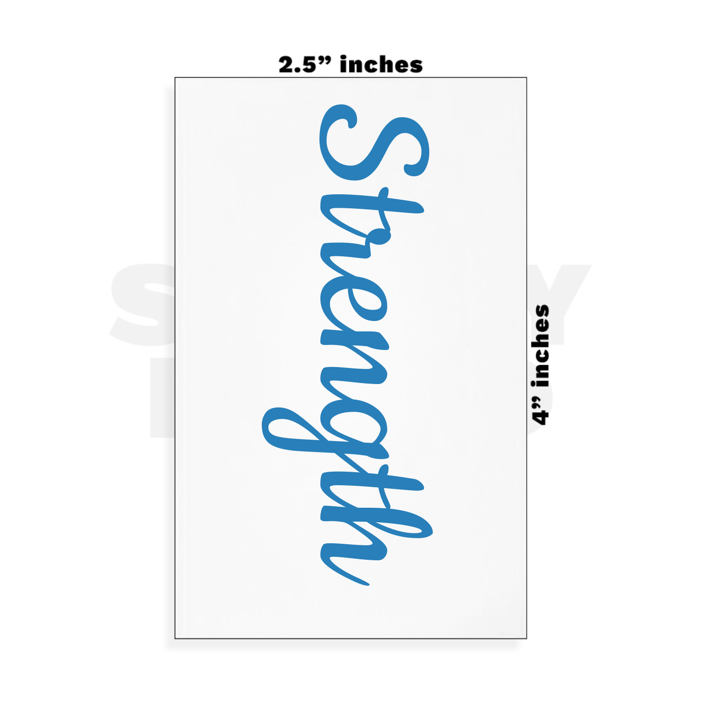 Custom Small - 2.5in x 4in