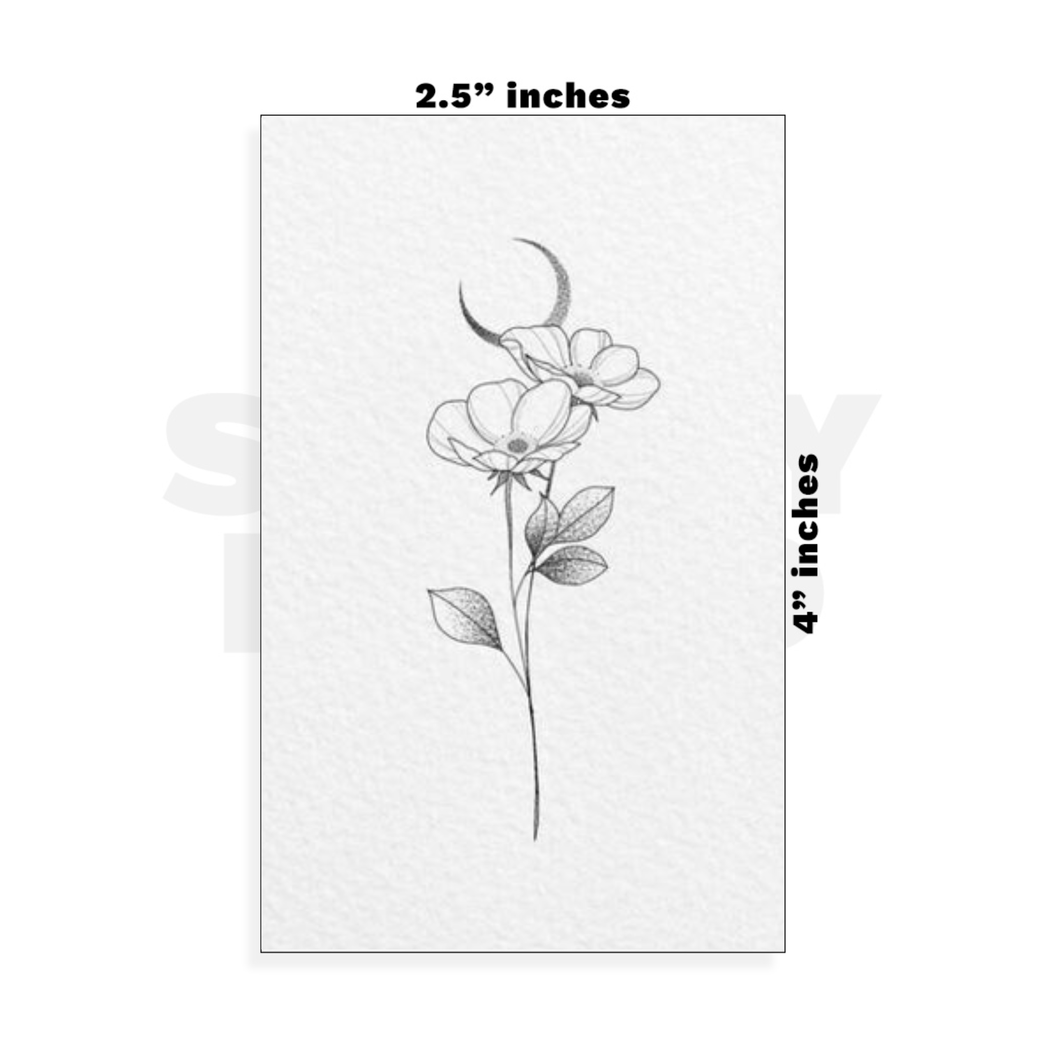 Custom Small - 2.5in x 4in