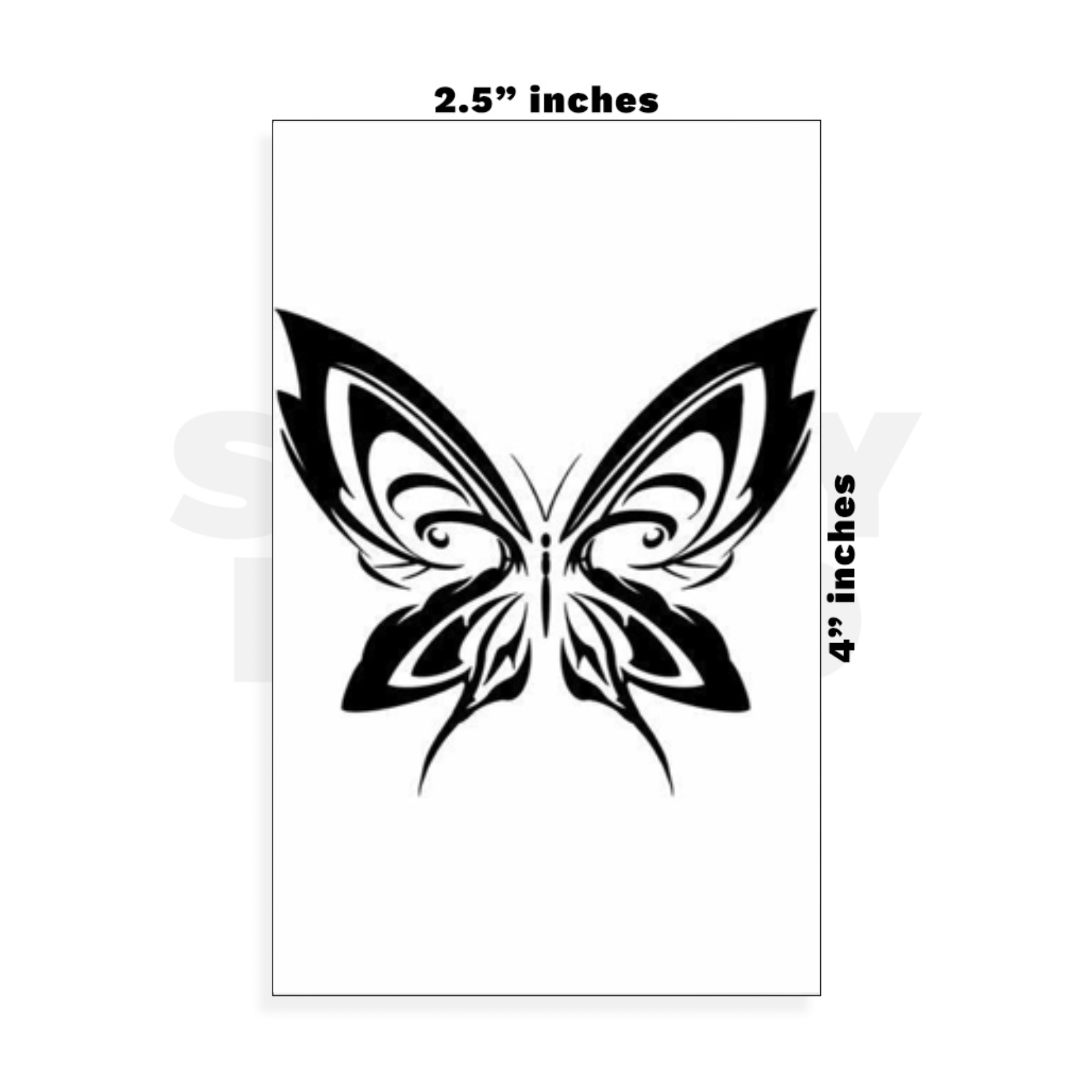 Custom Small - 2.5in x 4in