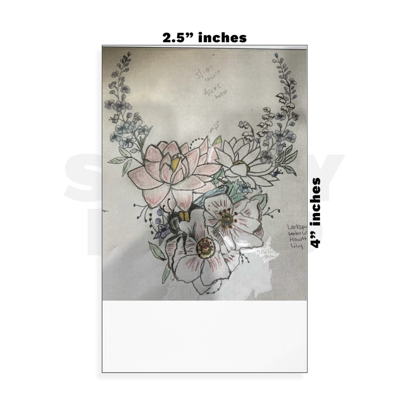 Custom Small - 2.5in x 4in
