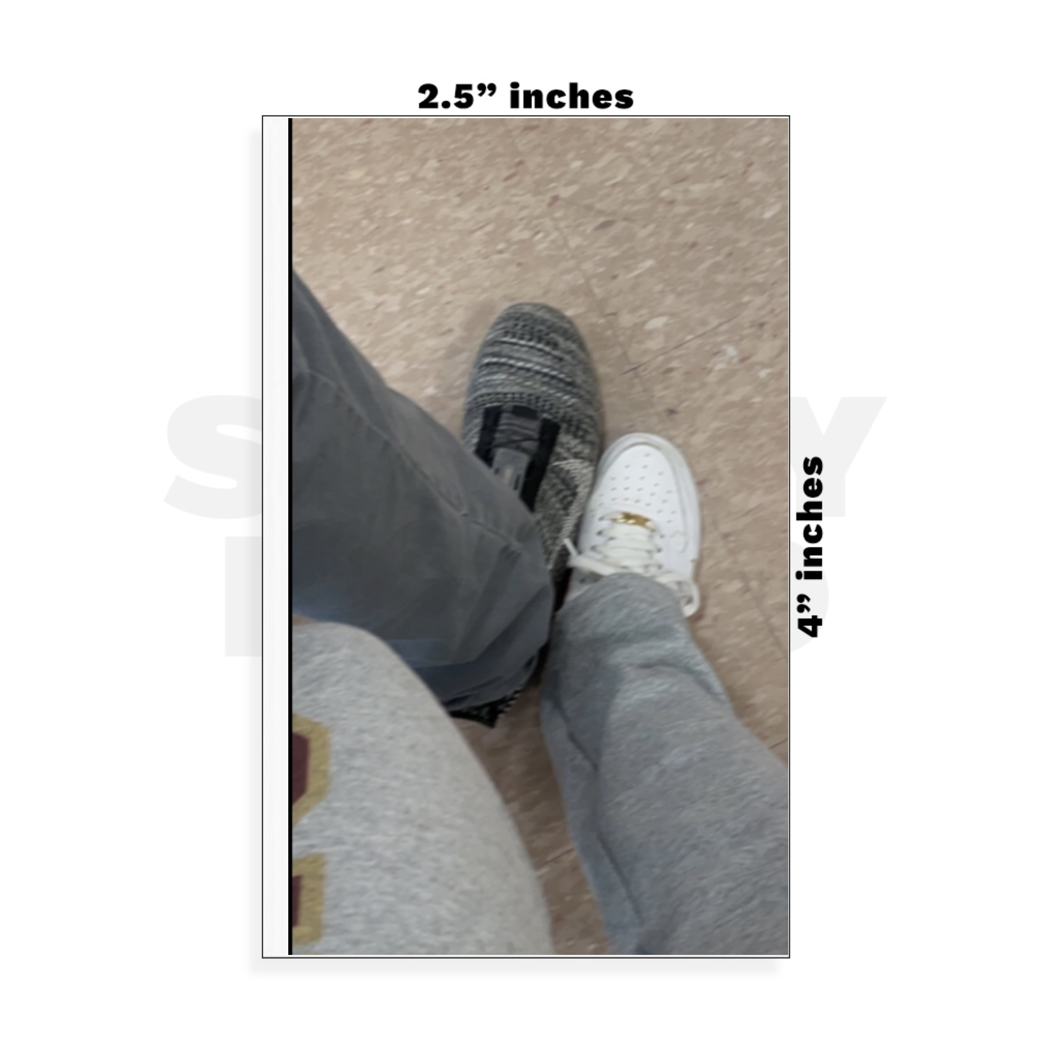 Custom Small - 2.5in x 4in