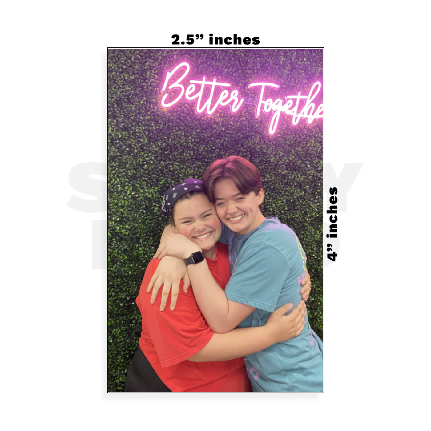 Custom Small - 2.5in x 4in