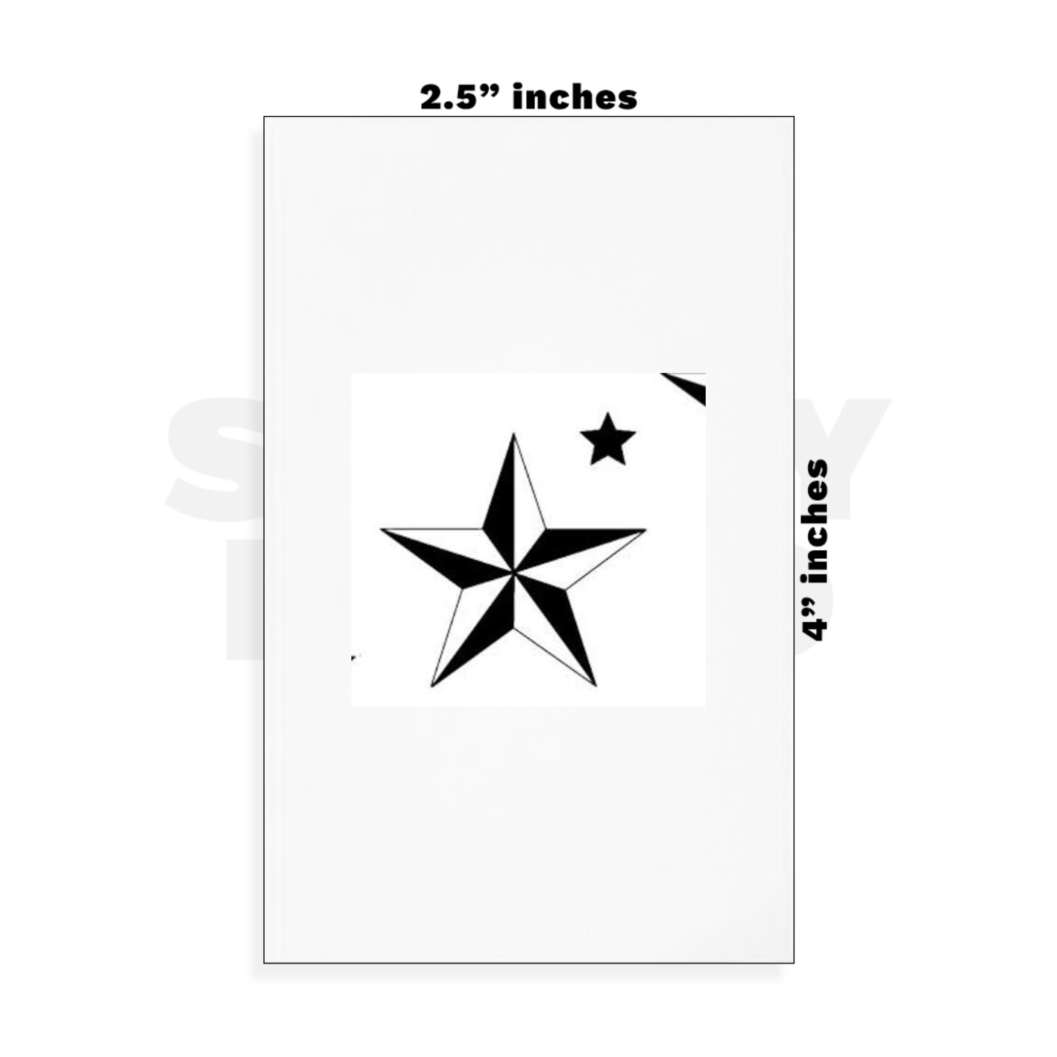 Custom Small - 2.5in x 4in