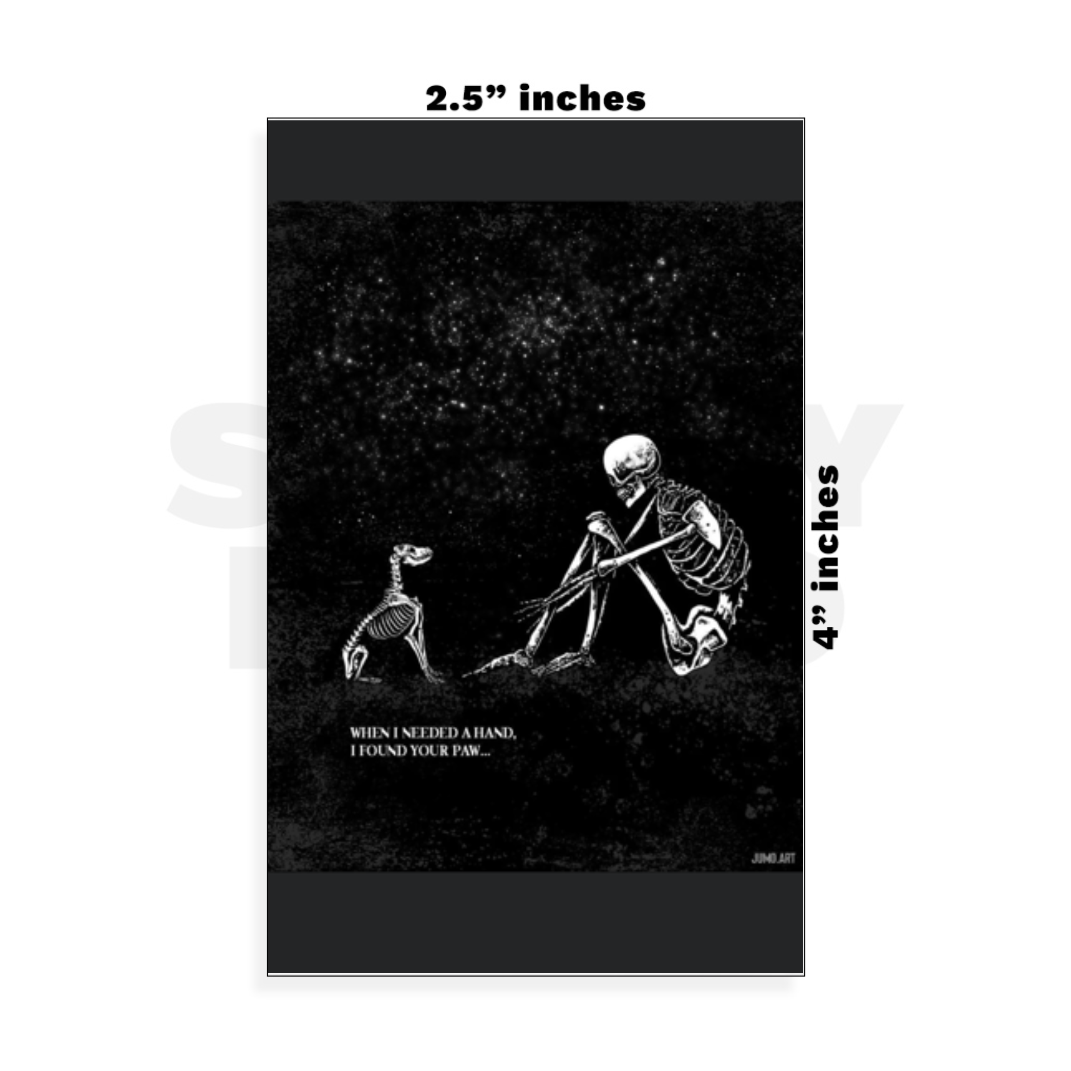 Custom Small - 2.5in x 4in