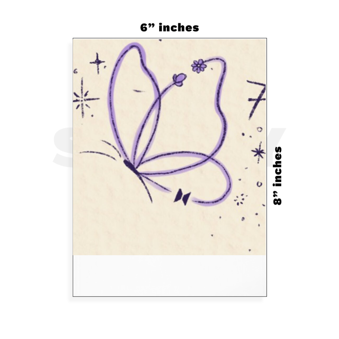 Custom Large - 6in x 8.5in