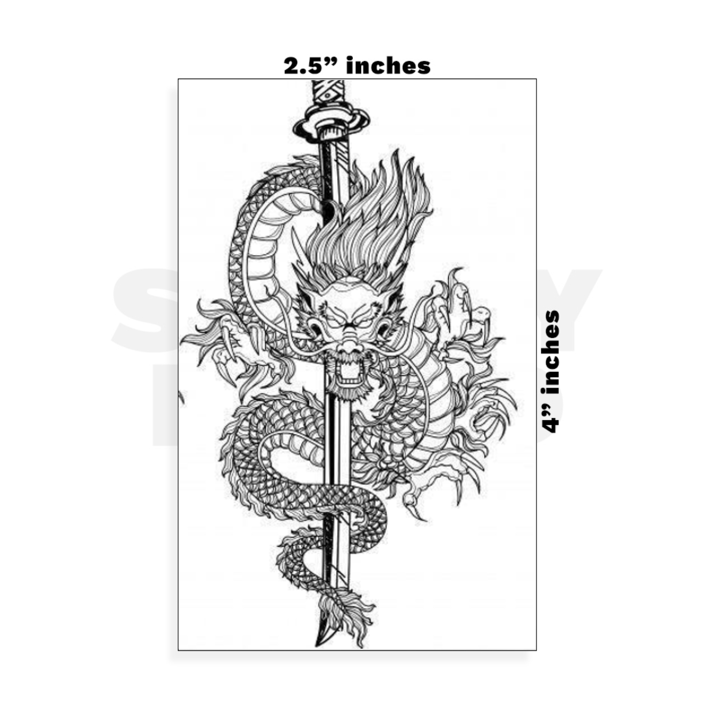 Custom Small - 2.5in x 4in