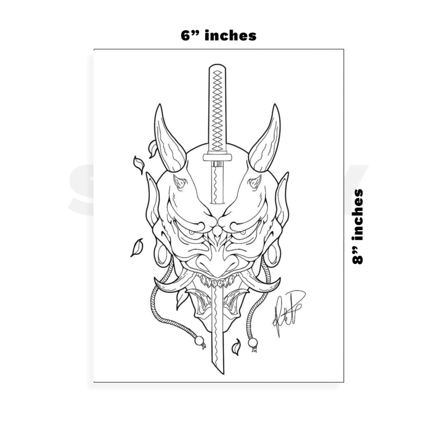 Custom Large - 6in x 8.5in