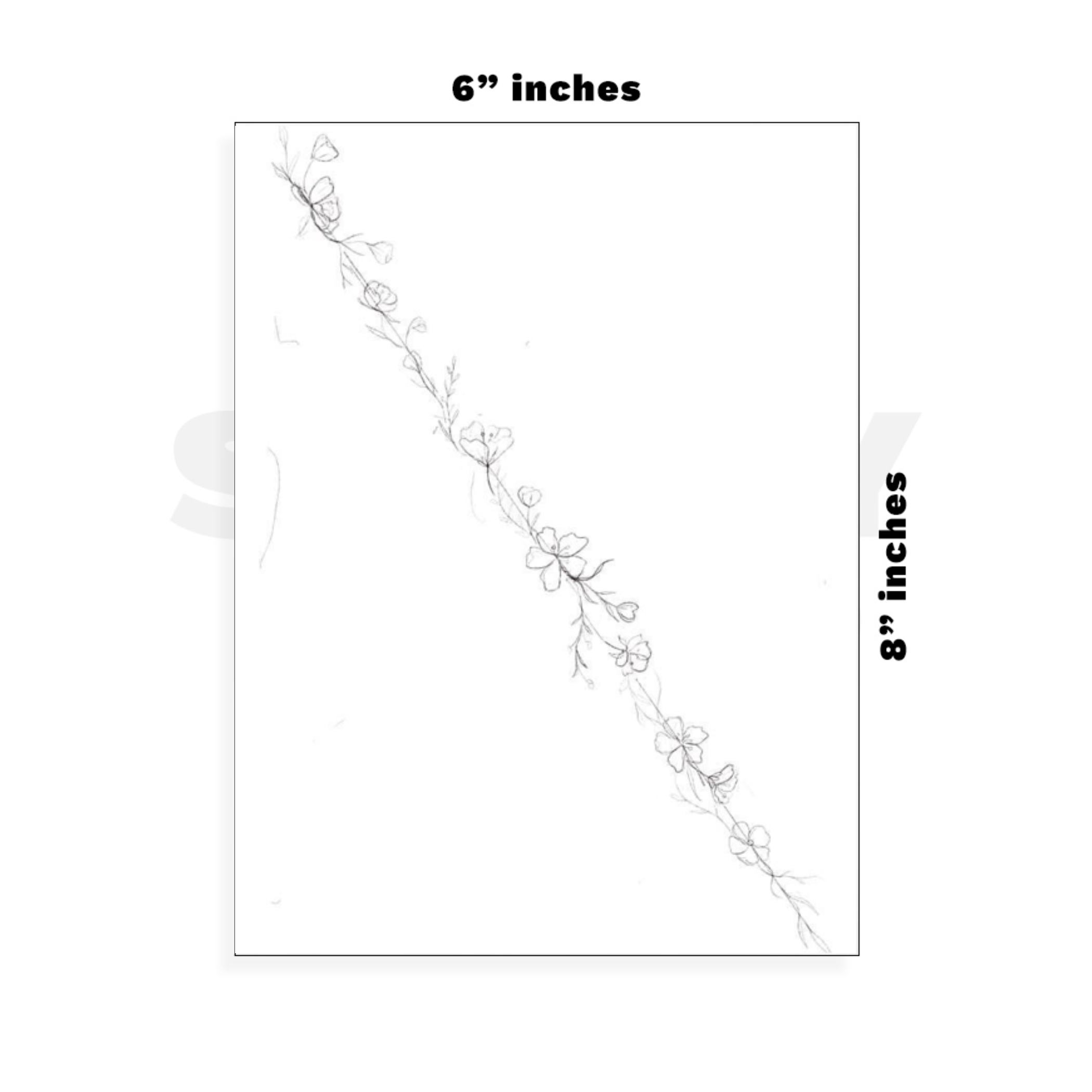 Custom Large - 6in x 8.5in