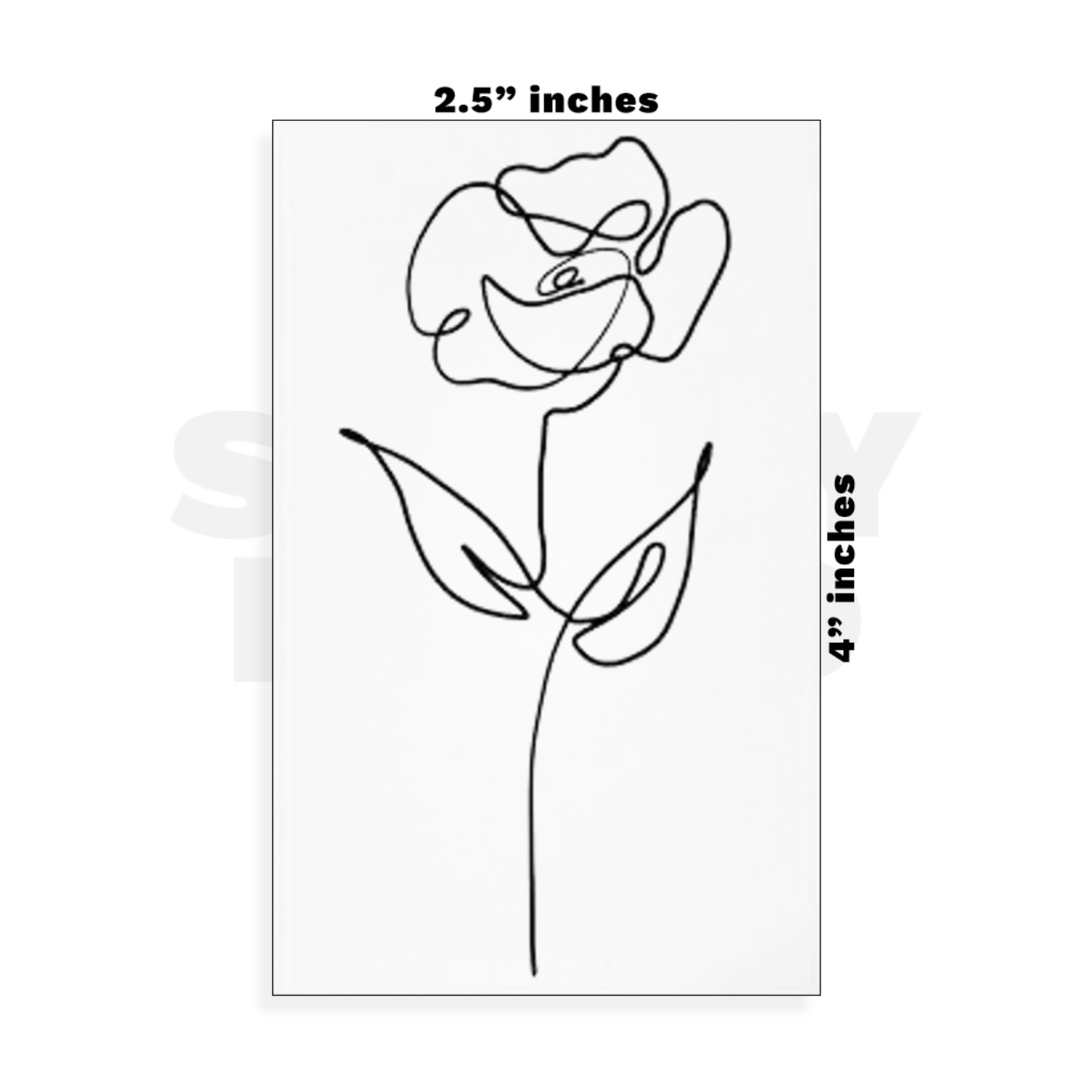 Custom Small - 2.5in x 4in