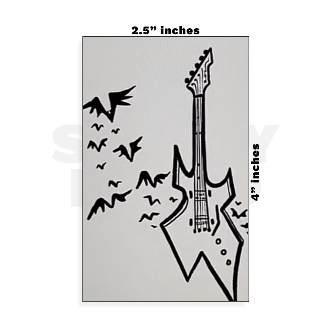 Custom Small - 2.5in x 4in