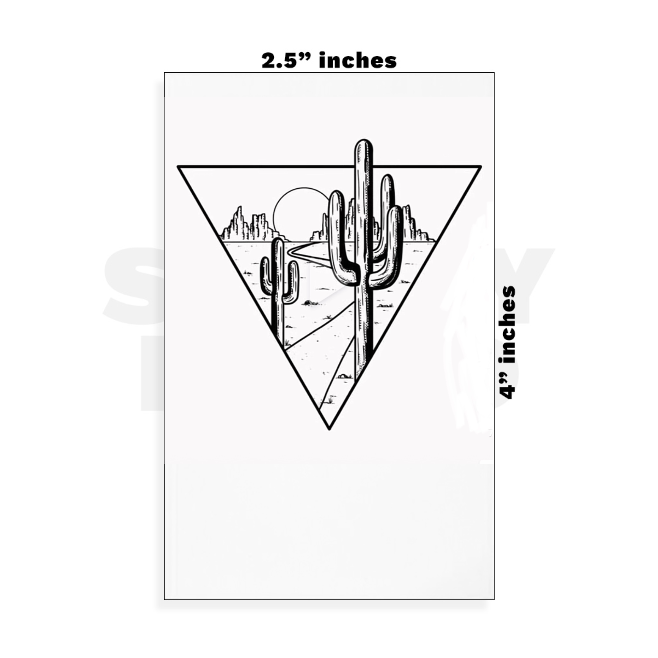 Custom Small - 2.5in x 4in