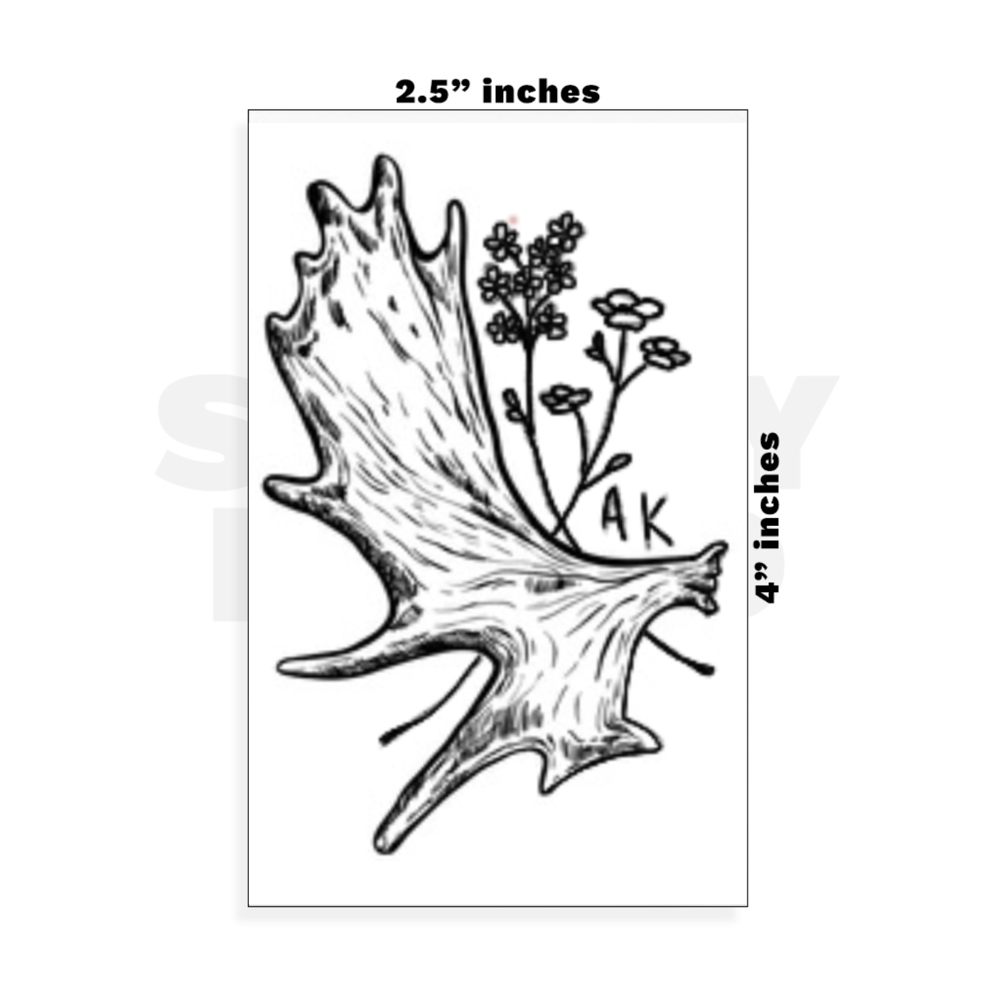 Custom Small - 2.5in x 4in