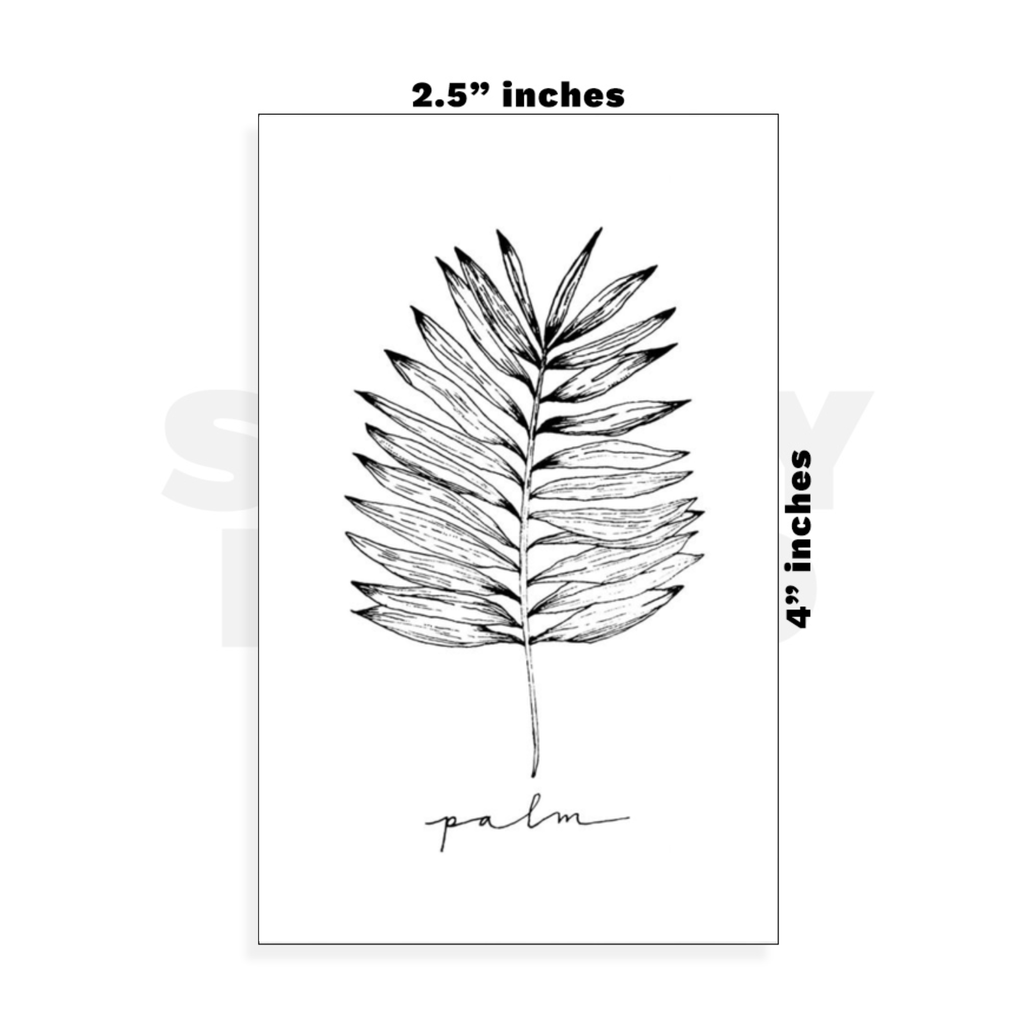 Custom Small - 2.5in x 4in