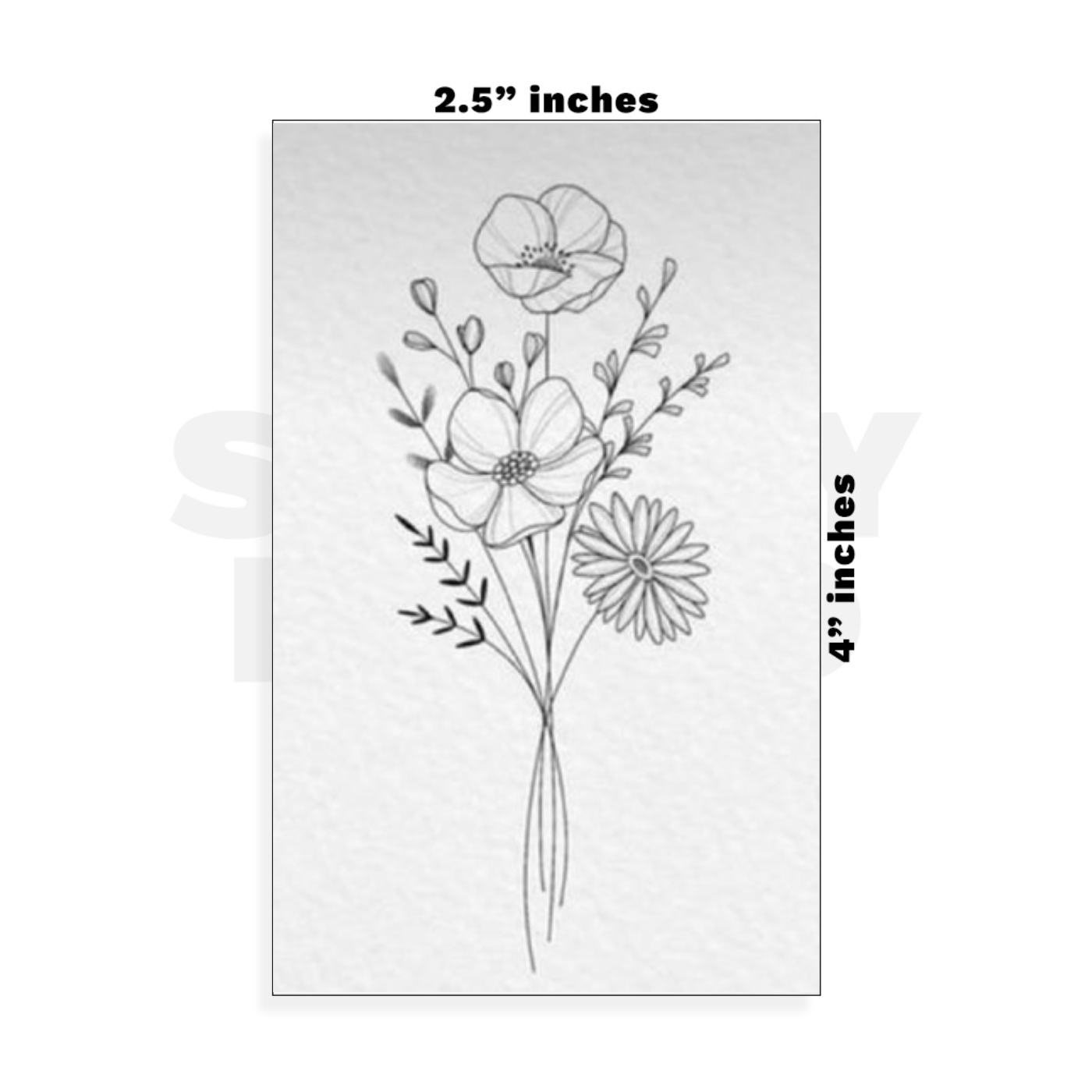 Custom Small - 2.5in x 4in