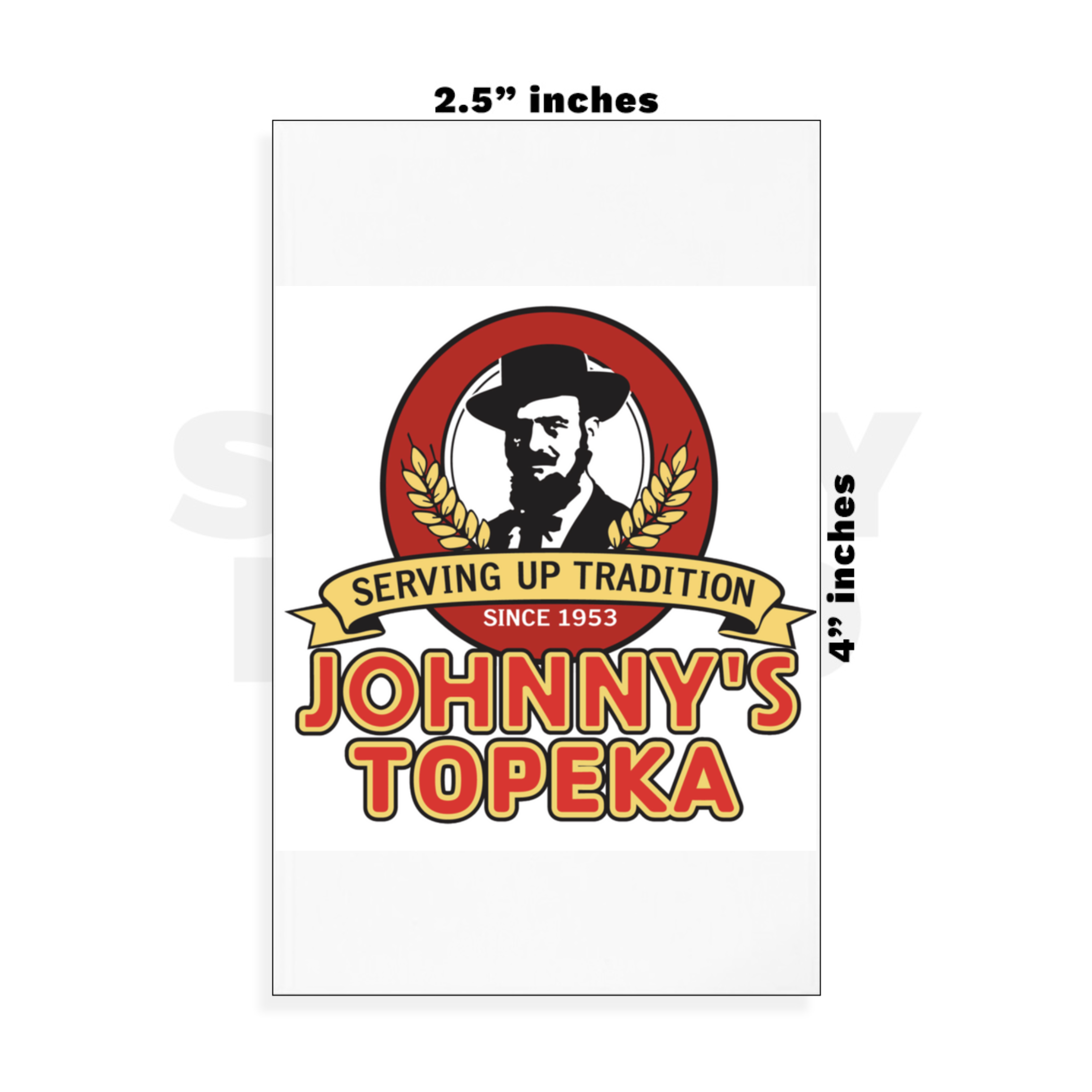 Custom Small - 2.5in x 4in