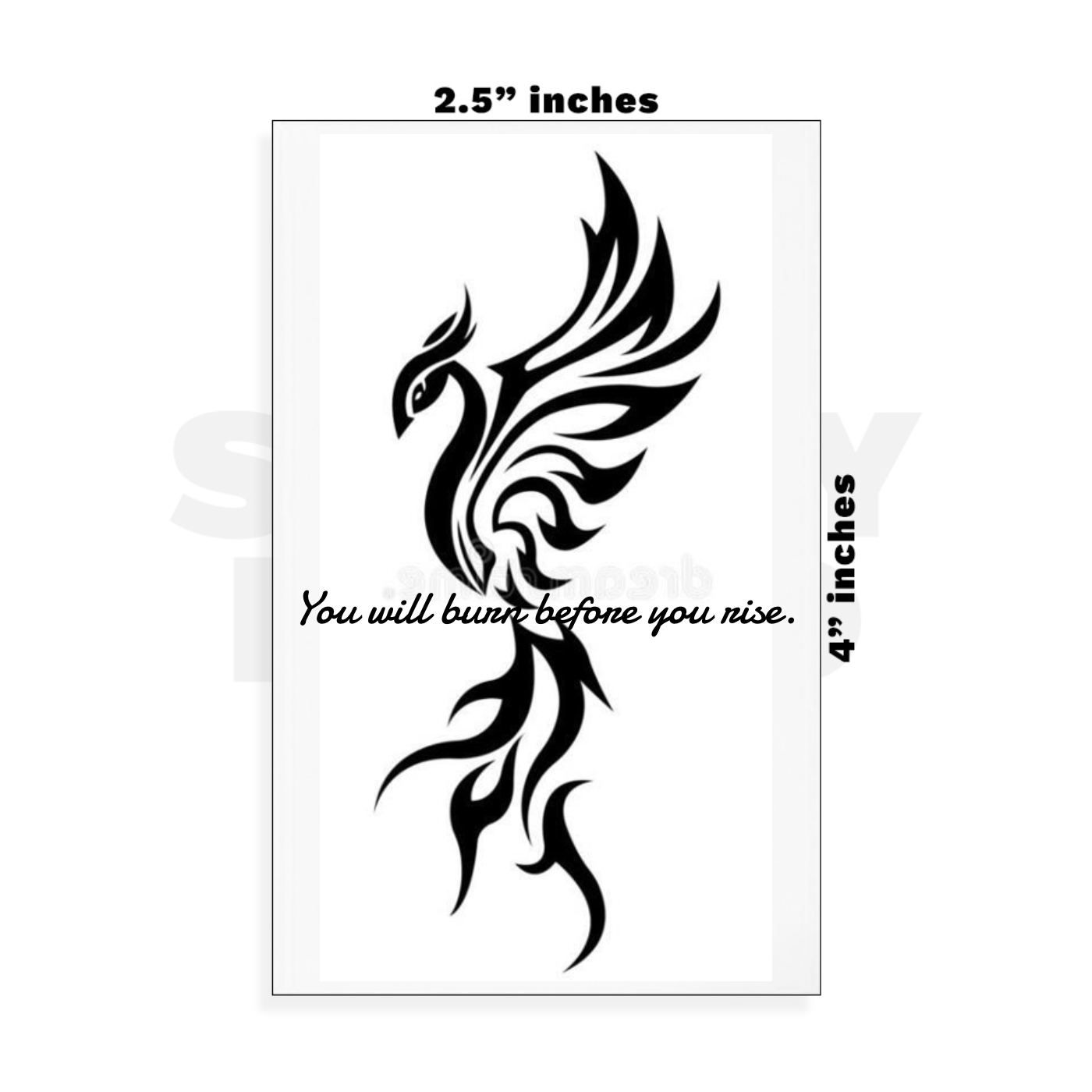 Custom Small - 2.5in x 4in