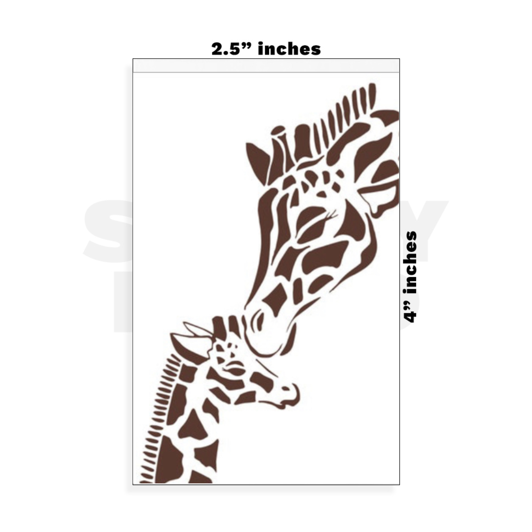 Custom Small - 2.5in x 4in