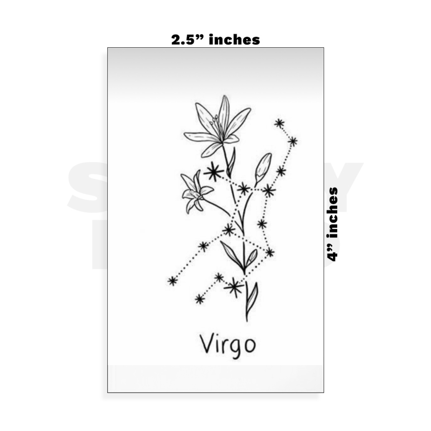 Custom Small - 2.5in x 4in