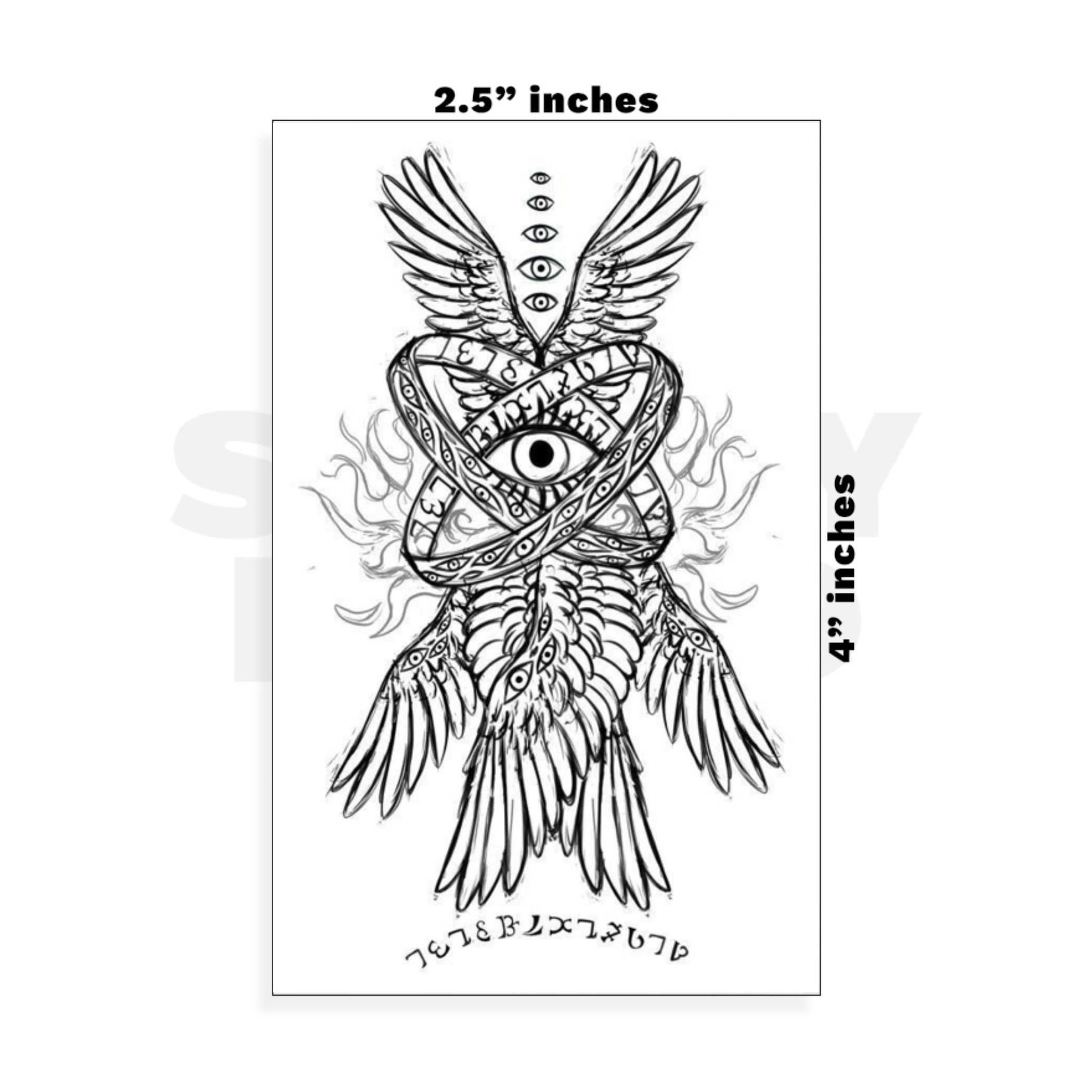 Custom Small - 2.5in x 4in